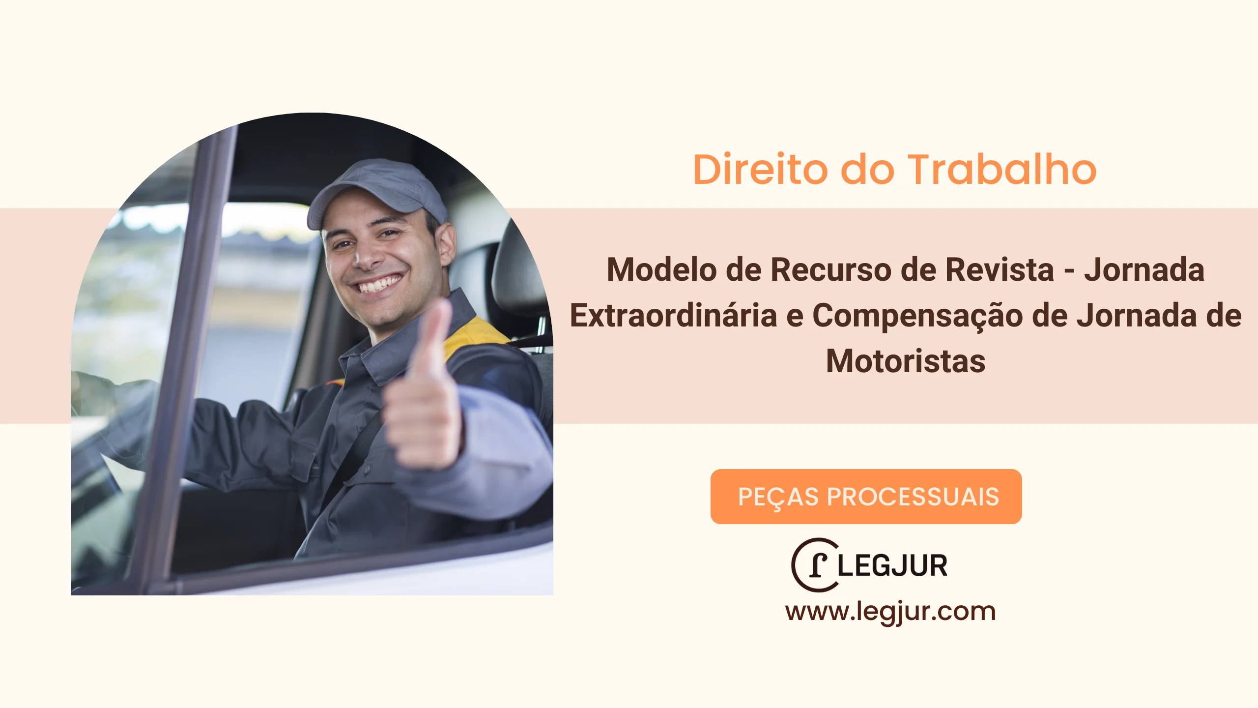 Modelo de Recurso de Revista - Jornada Extraordinária e Compensação de Jornada de Motoristas