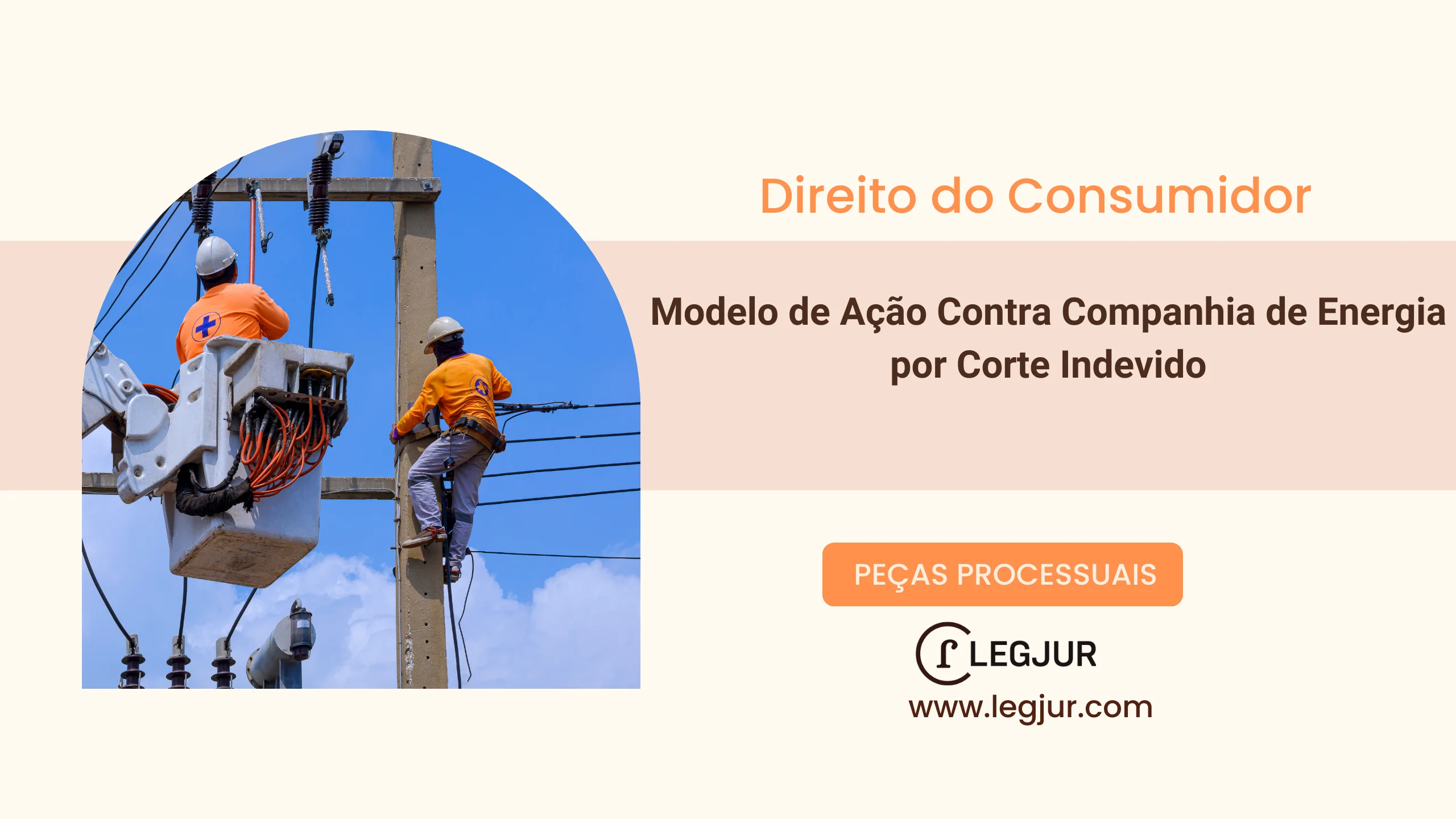 Modelo de Ação Declaratória de Inexigibilidade de Débito e Indenização por Danos Morais por Corte Indevido de Energia Elétrica