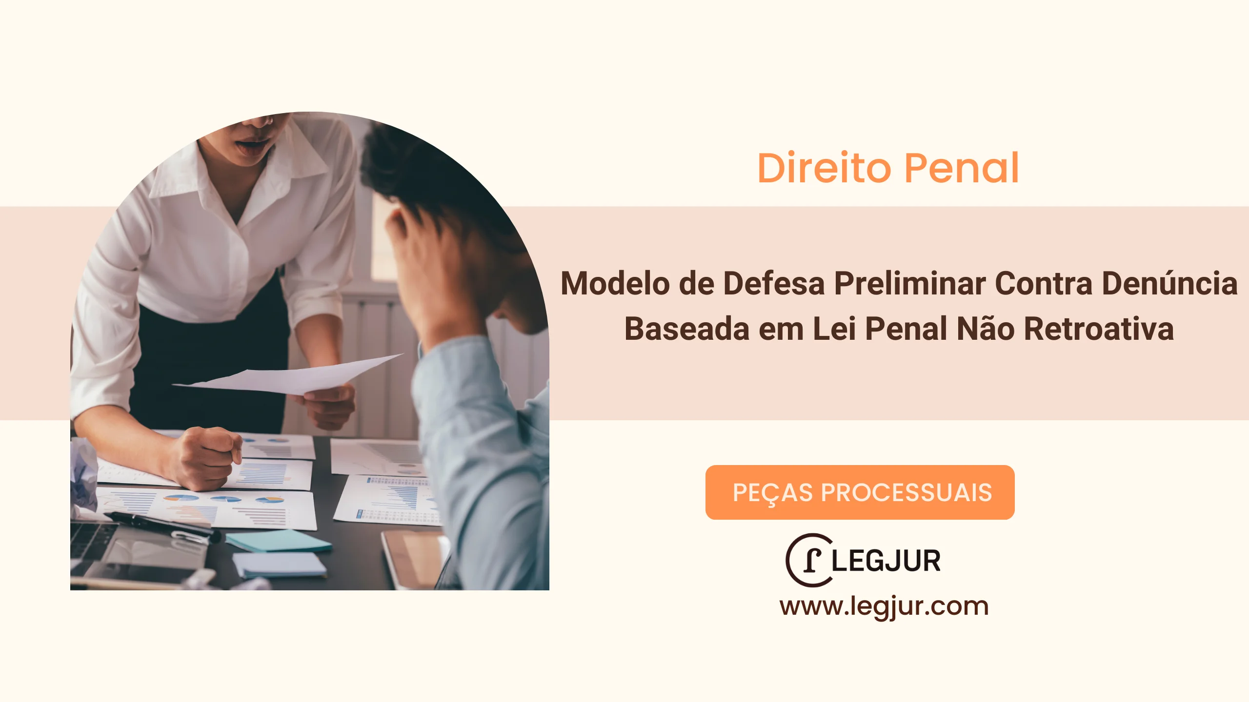 Modelo de Defesa Preliminar Contra Denúncia Baseada em Lei Penal Não Retroativa