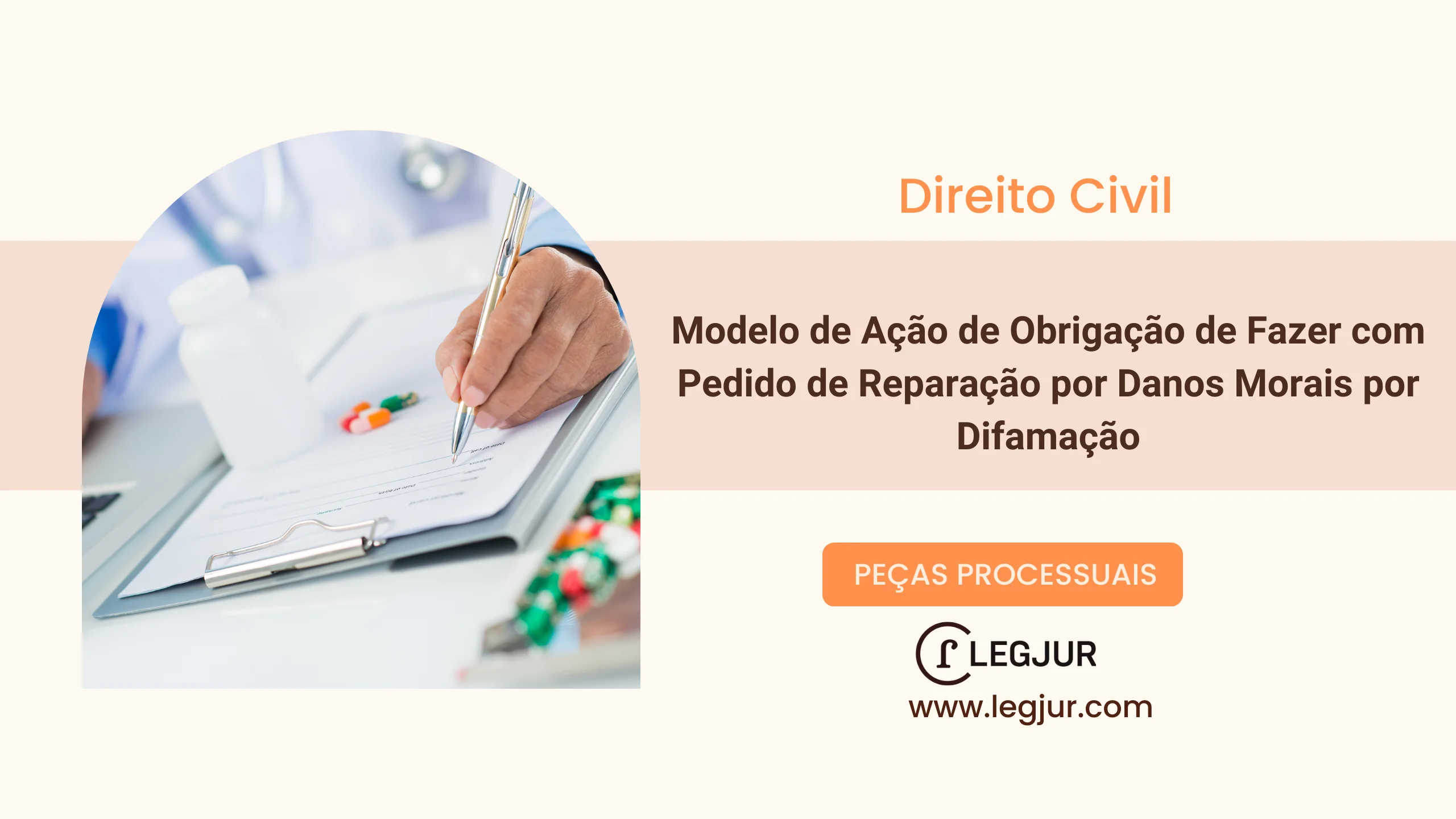 Modelo de Ação de Obrigação de Fazer com Pedido de Reparação de Danos Morais em Decorrência de Publicação Difamatória em Plataforma Online