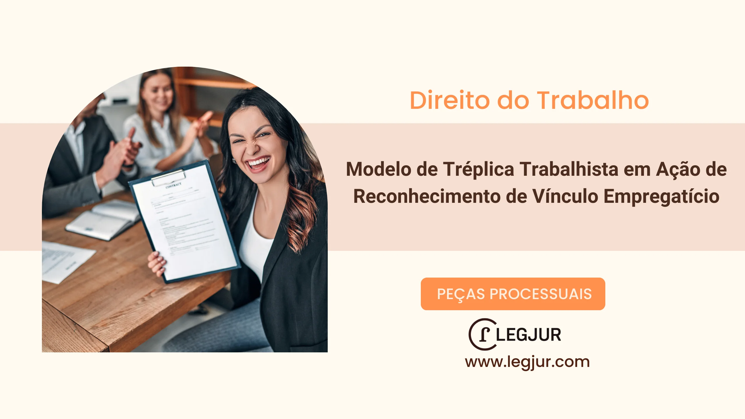 Modelo de Tréplica Trabalhista em Ação de Reconhecimento de Vínculo Empregatício