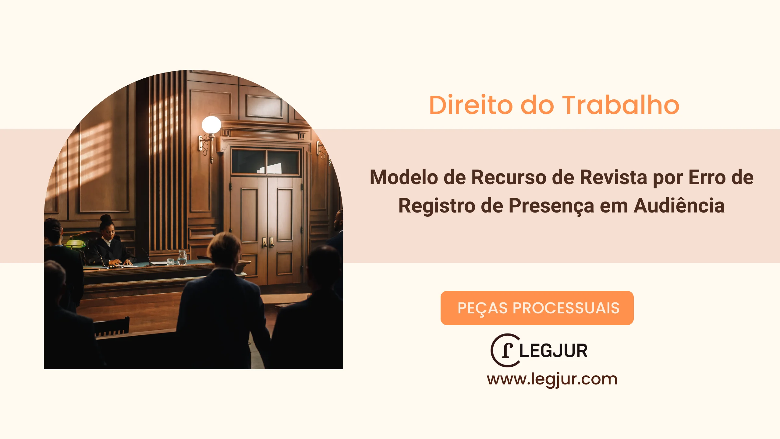 Modelo de Recurso de Revista por Erro de Registro de Presença em Audiência