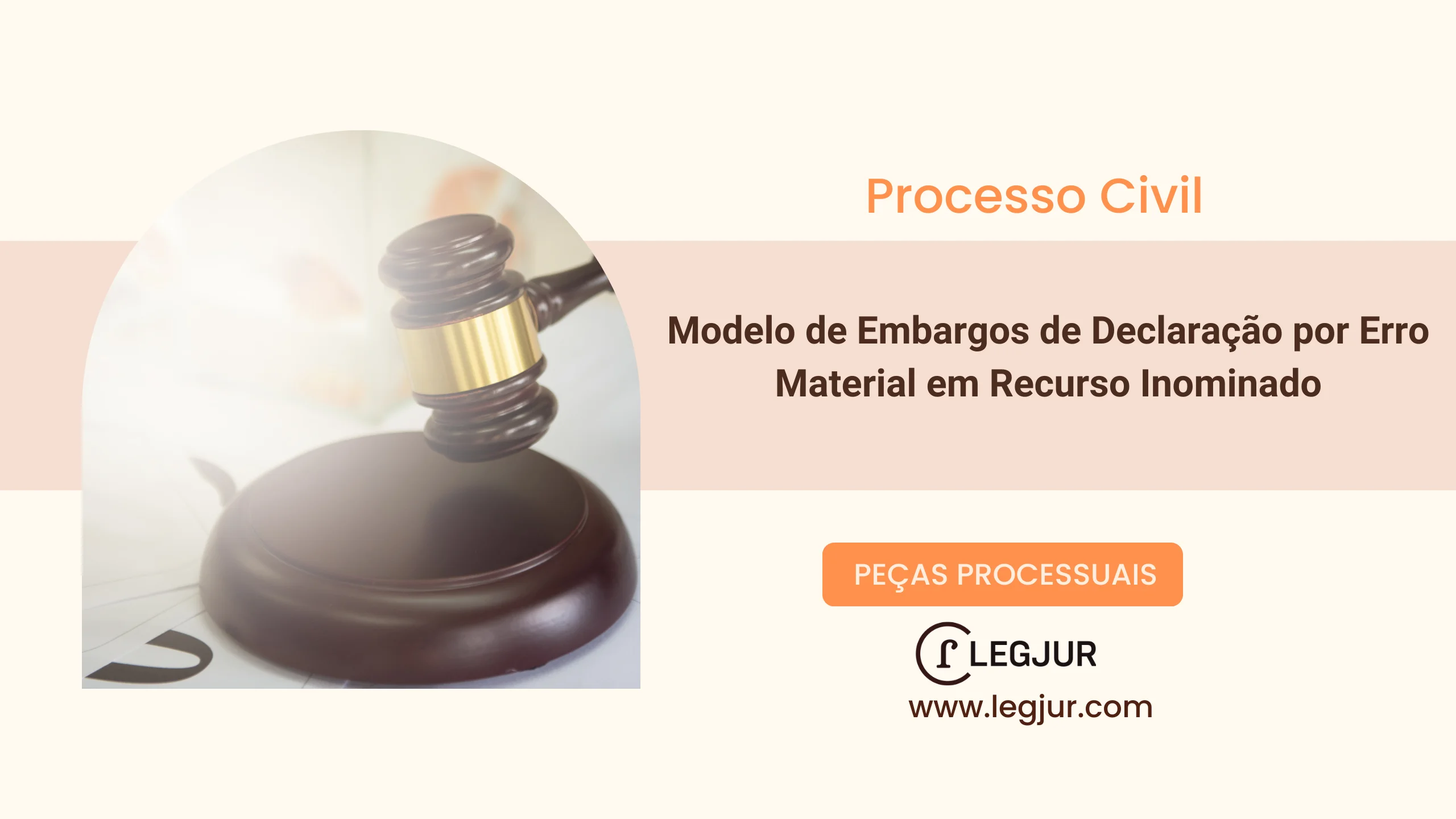 Modelo de Embargos de Declaração por Erro Material em Recurso Inominado