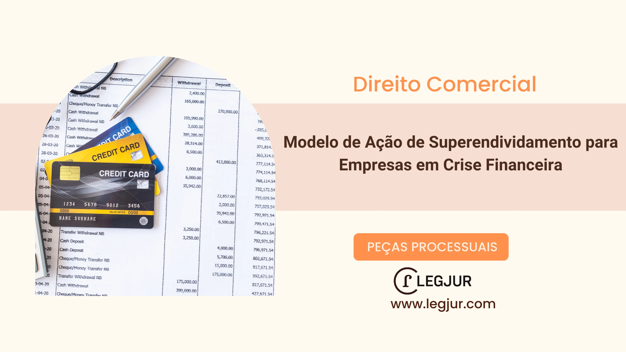 Modelo de Ação de Superendividamento para Empresas em Crise Financeira