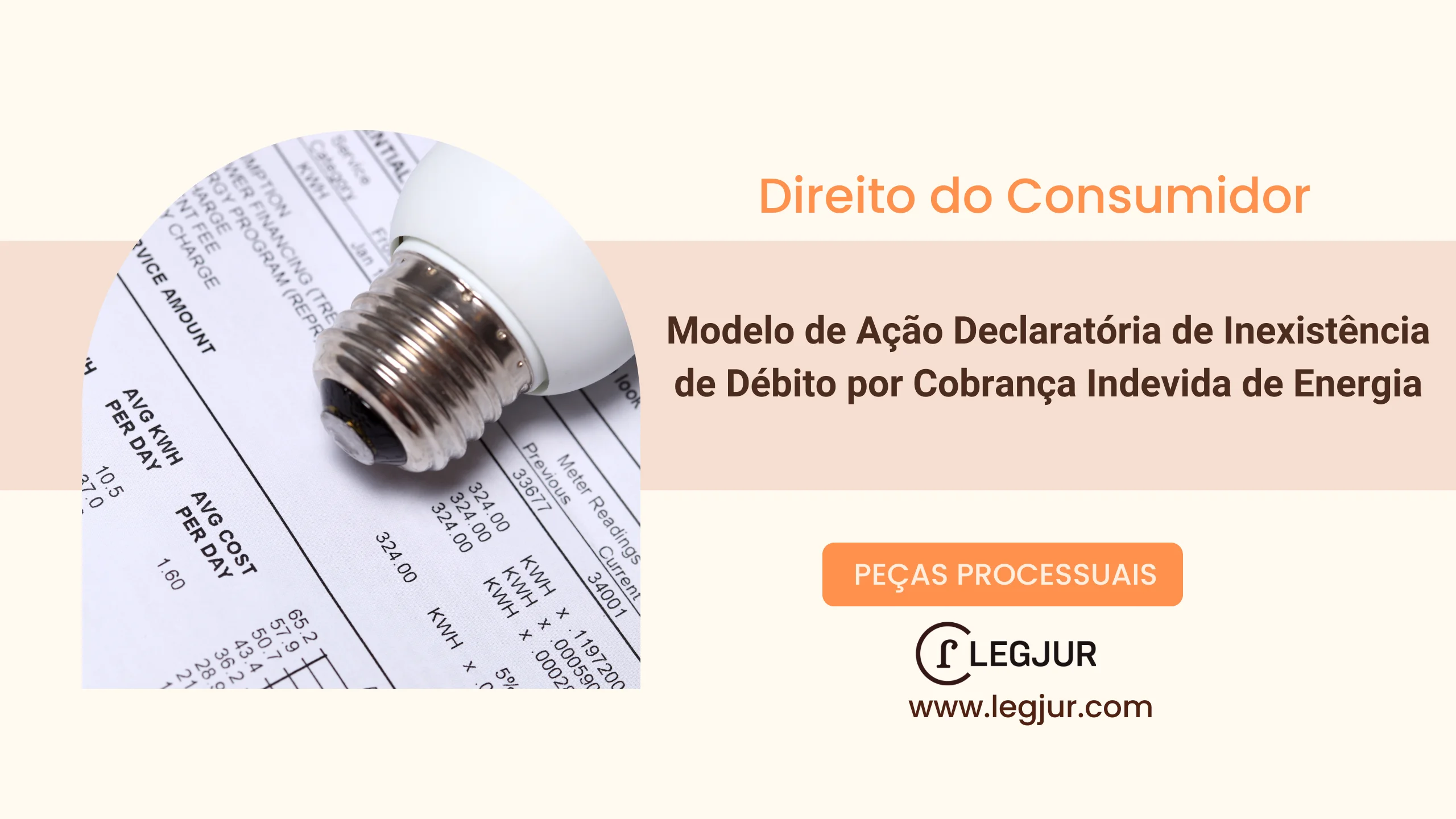 Modelo de Ação Declaratória de Inexistência de Débito e Indenização por Danos Morais contra Concessionária de Energia Elétrica