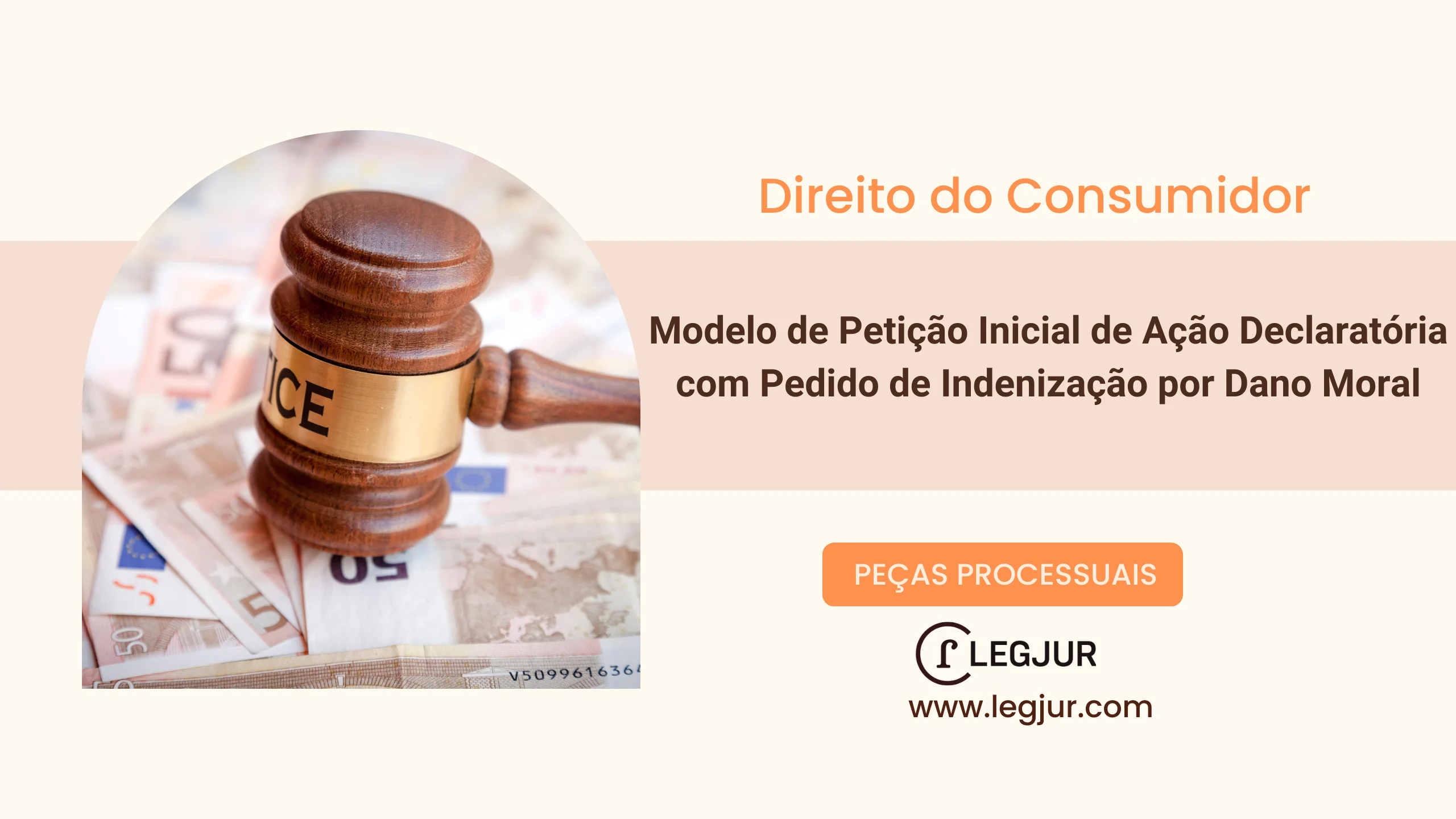 Modelo de Petição Inicial de Ação Declaratória proposta por consumidor com Pedido de Indenização por Dano Moral