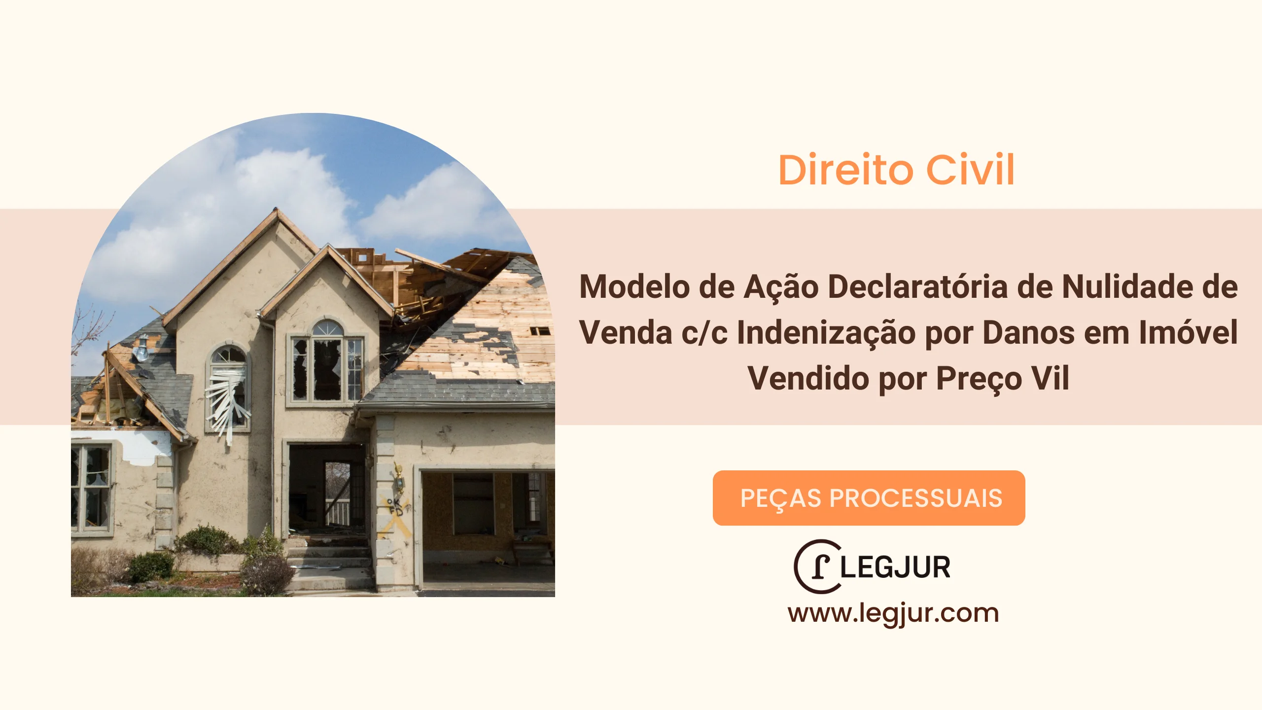 Modelo de Ação Declaratória de Nulidade de Venda de Imóvel por Vício de Consentimento e Simulação com Pedido de Indenização