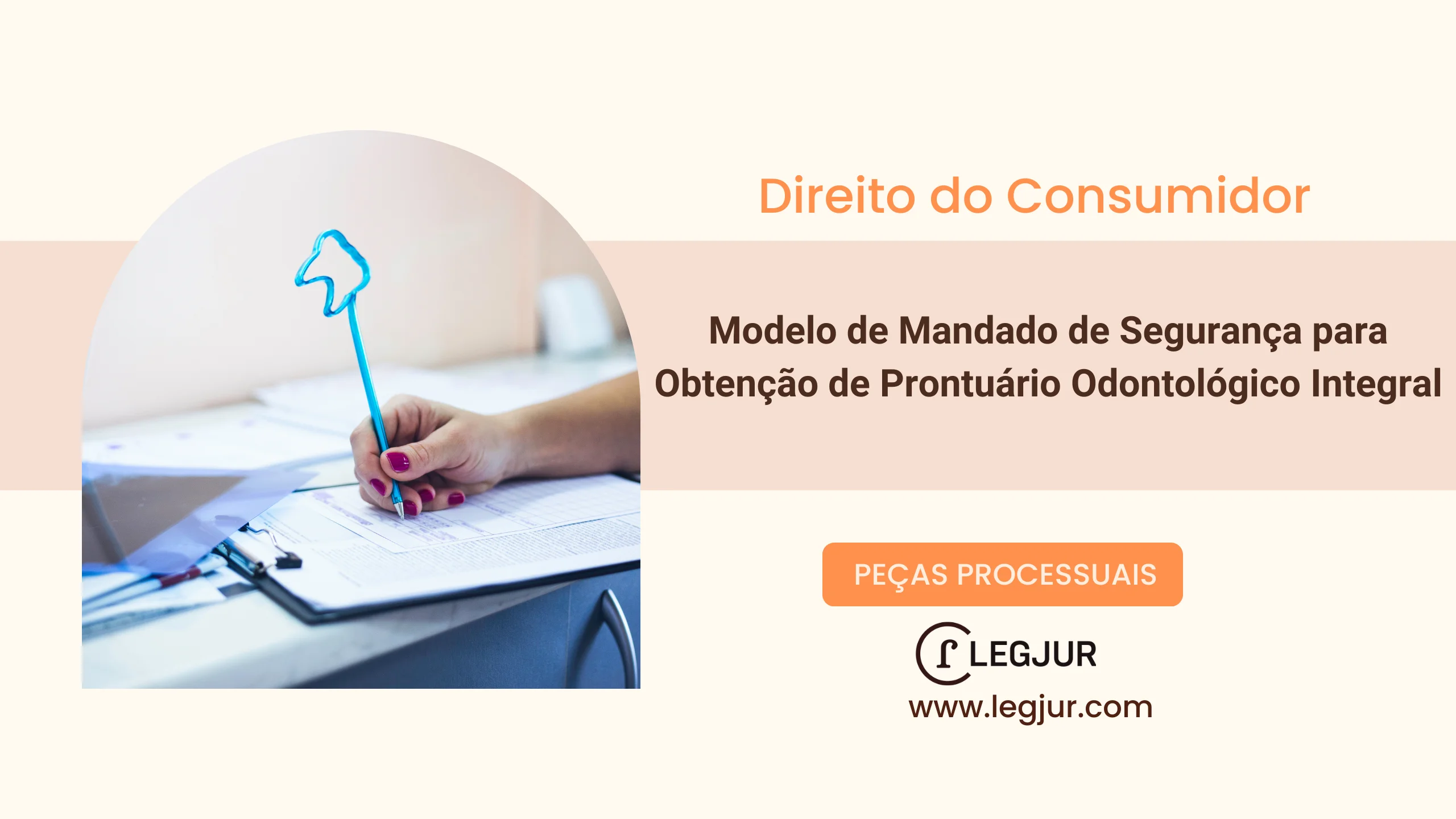 Modelo de Mandado de Segurança com Pedido de Liminar para Garantia de Acesso a Prontuário Odontológico