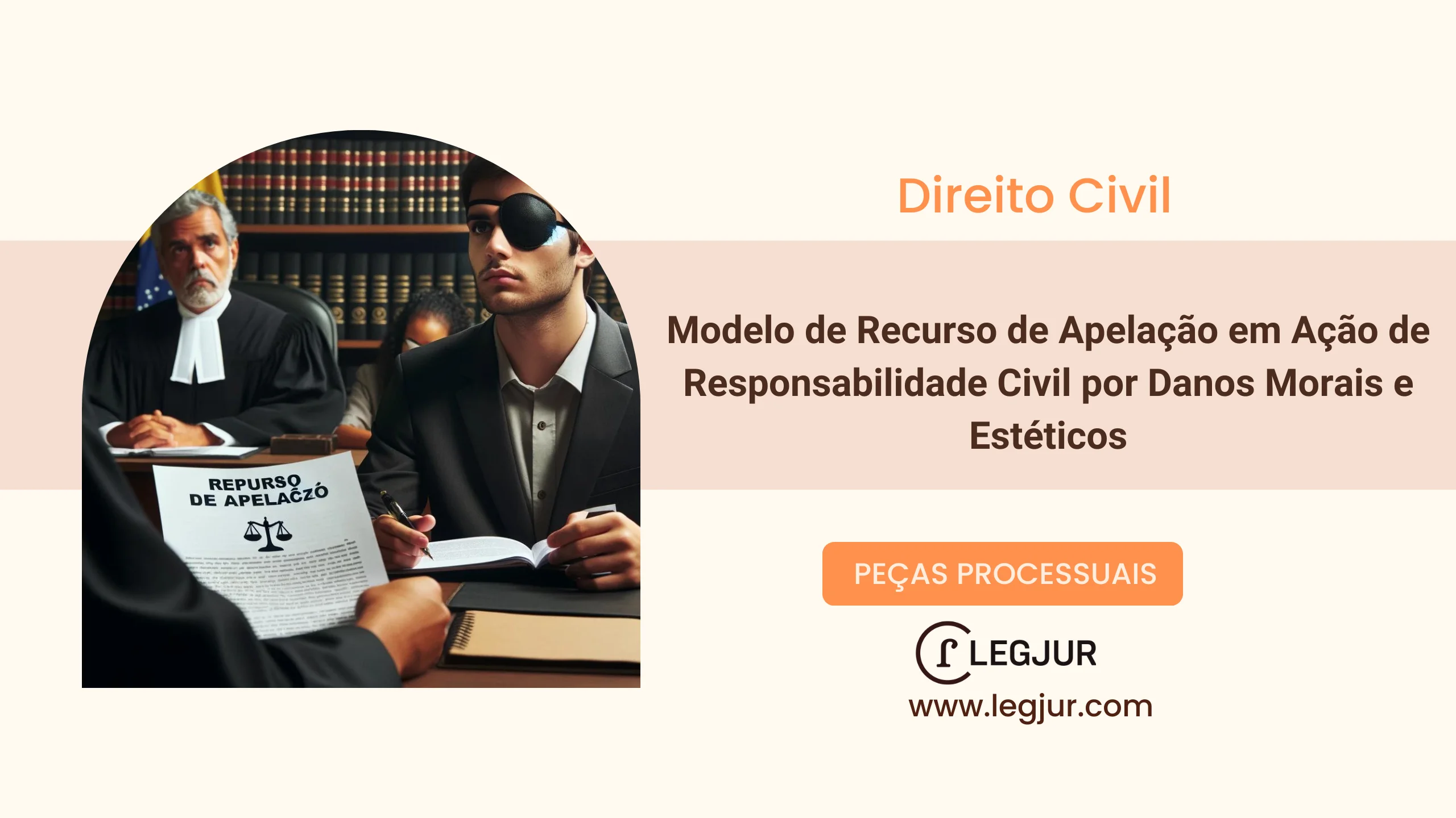 Modelo de Recurso de Apelação contra Sentença de Responsabilidade Civil por Danos Morais e Estéticos