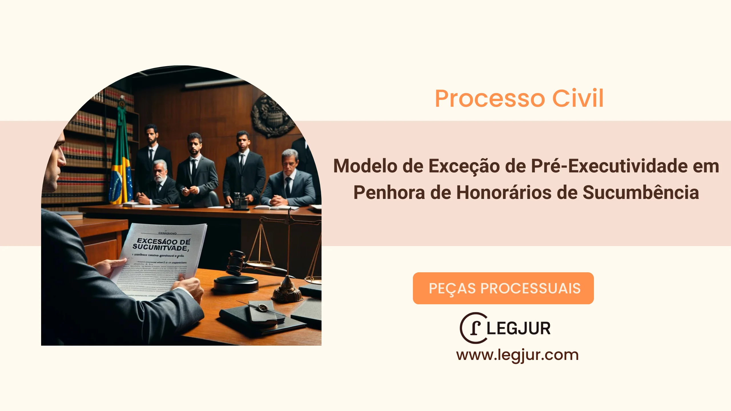 Modelo de Exceção de Pré-Executividade em Penhora de Honorários de Sucumbência