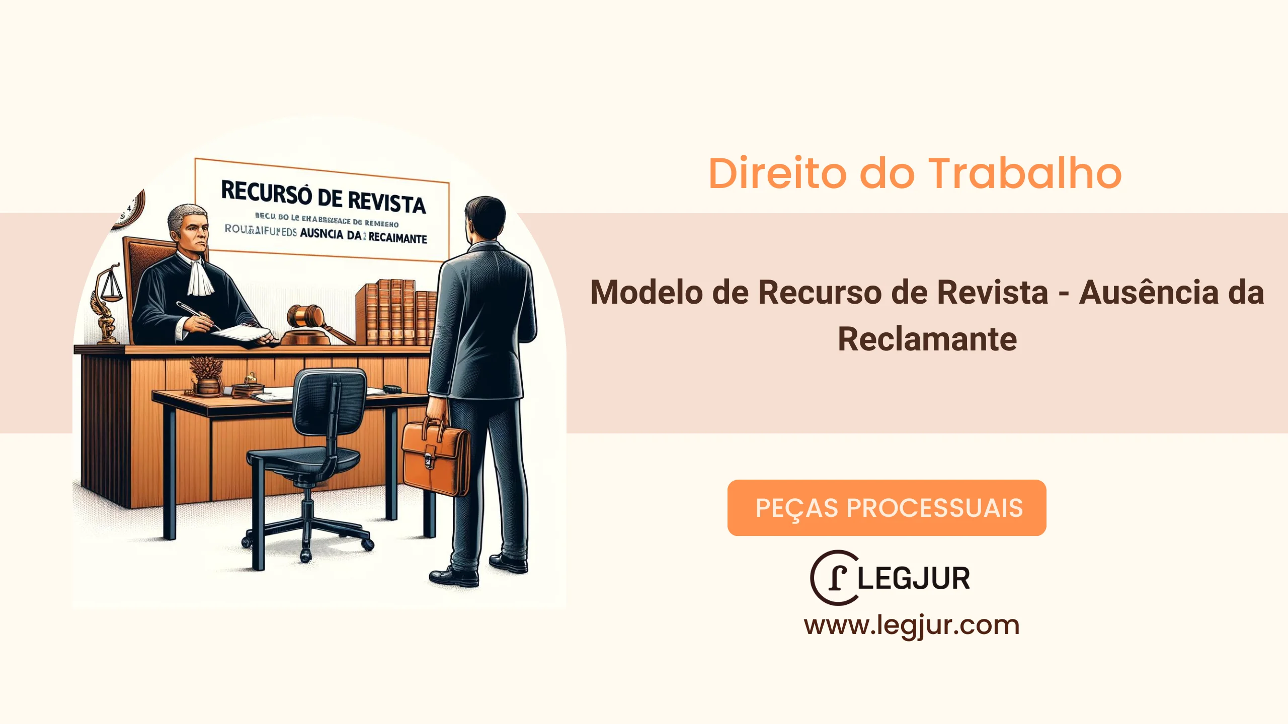 Modelo de Recurso de Revista - Ausência da Reclamante