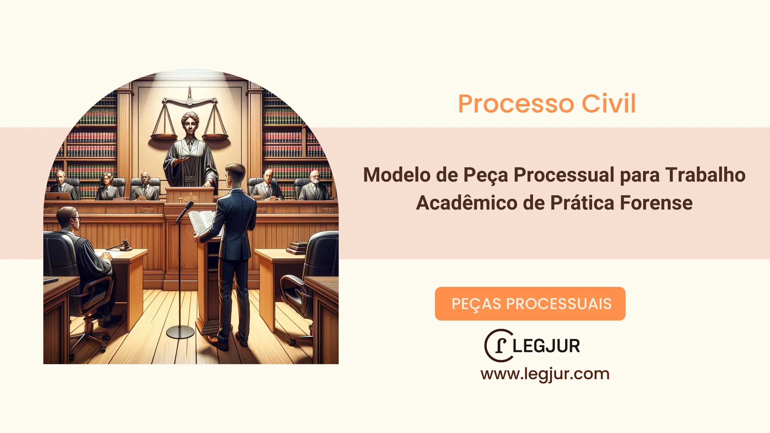 Modelo de Peça Processual para Trabalho Acadêmico de Prática Forense
