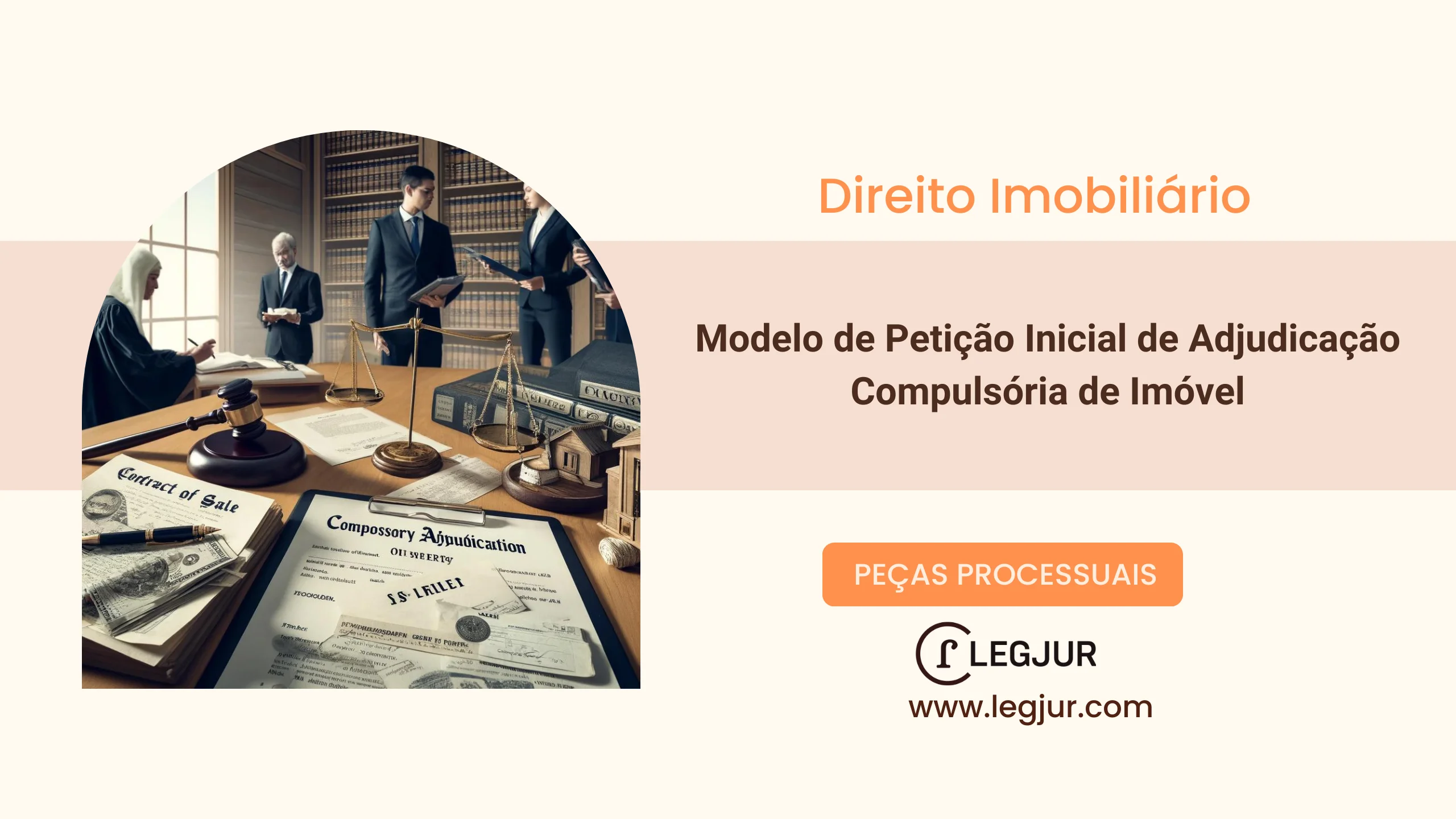 Modelo de Ação de Adjudicação Compulsória: Pedido de Transferência de Imóvel Quitado com Base no Código Civil e CPC