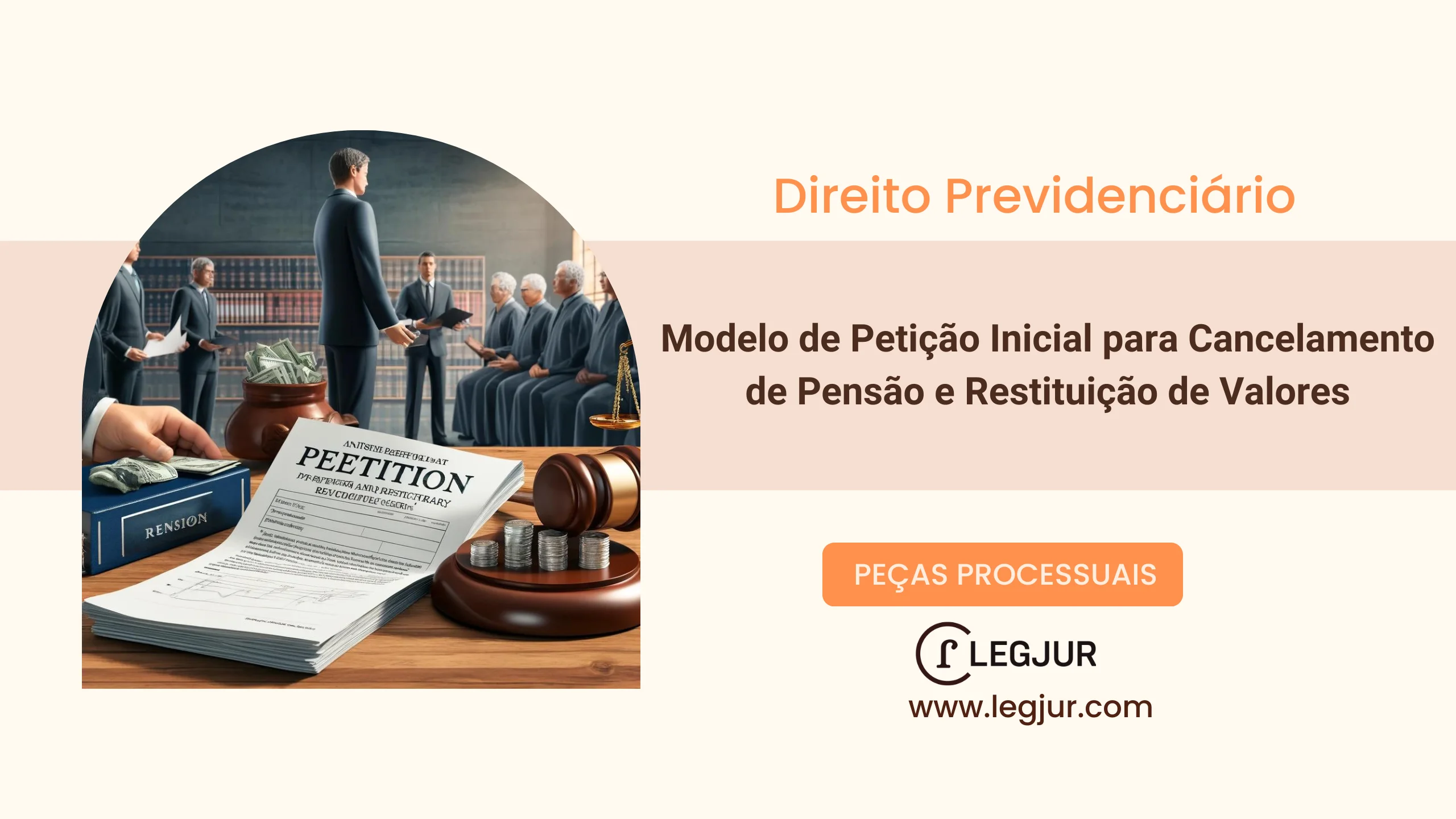 Modelo de Ação Ordinária de Cancelamento de Pensão e Restituição ao Erário Proposta pela União Federal Contra Beneficiária em Situação Irregular