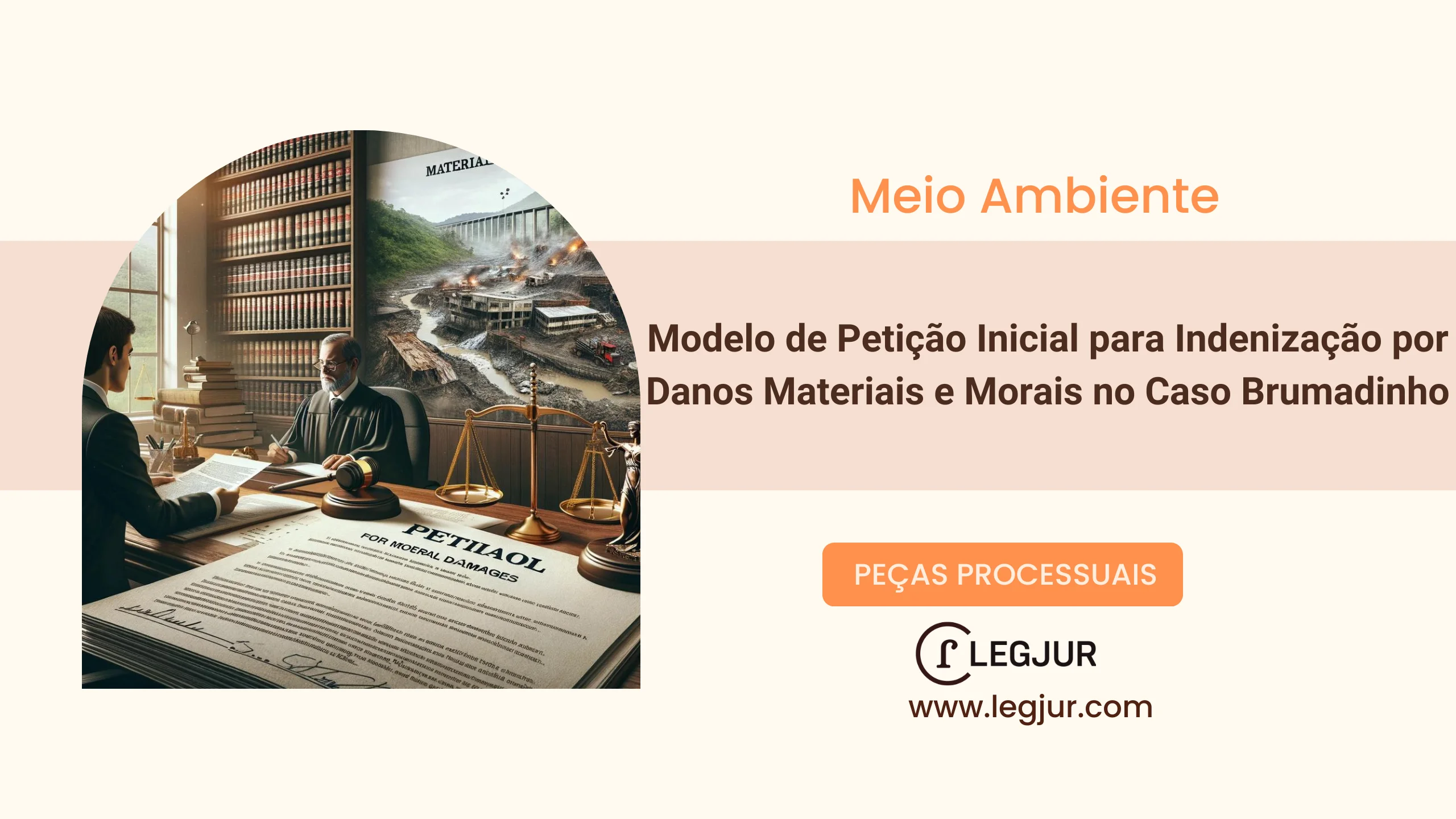 Modelo de Ação de Indenização por Danos Materiais e Morais decorrente do Rompimento da Barragem de Brumadinho/MG