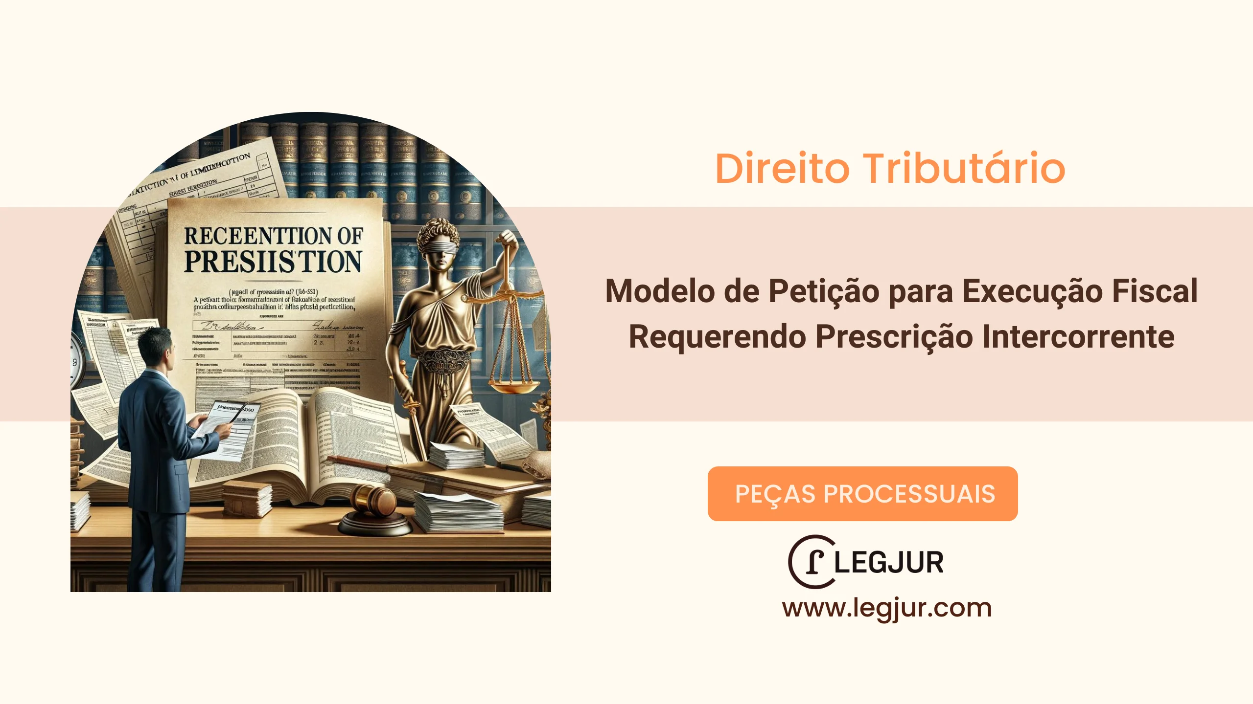 Modelo de Pedido de Reconhecimento de Prescrição Intercorrente em Execução Fiscal com Base no CPC/2015 e Lei 6.830/80