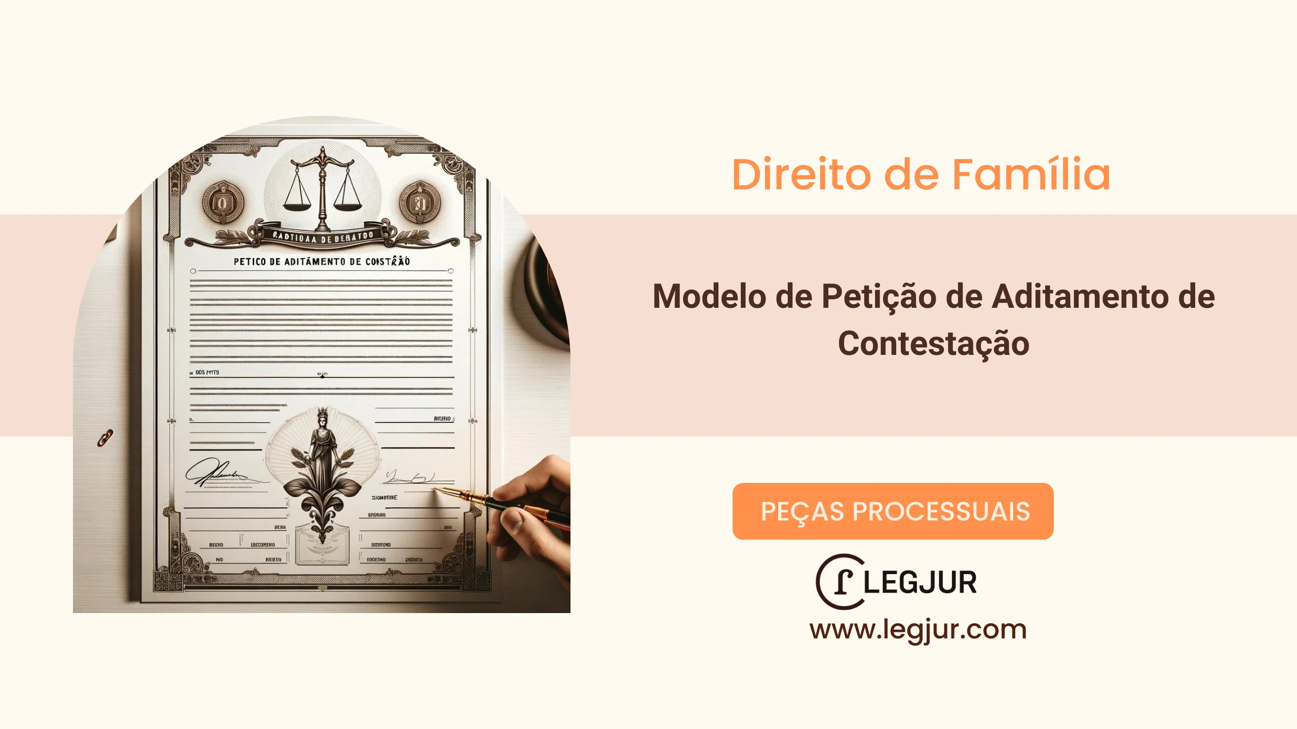 Modelo de Petição de Aditamento de Contestação