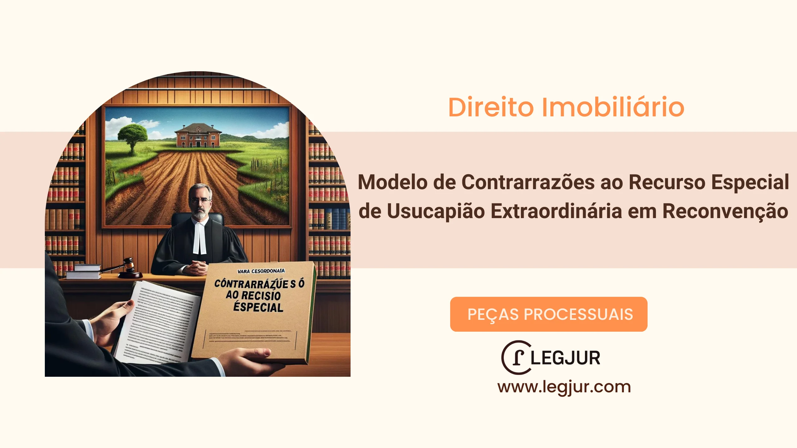 Modelo de Contrarrazões de Recurso Especial em Ação de Usucapião Extraordinária: Defesa da Posse Qualificada e Reconhecimento de Propriedade