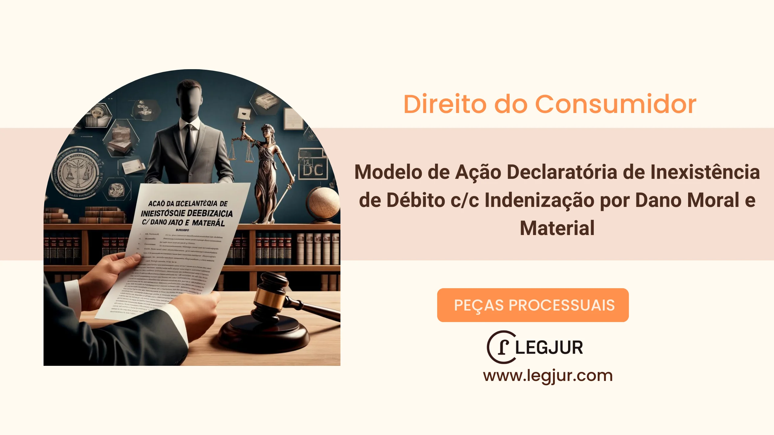 Modelo de Ação Declaratória de Inexigibilidade de Débito e Indenização por Danos Morais Contra Instituição Bancária por Cobrança Indevida