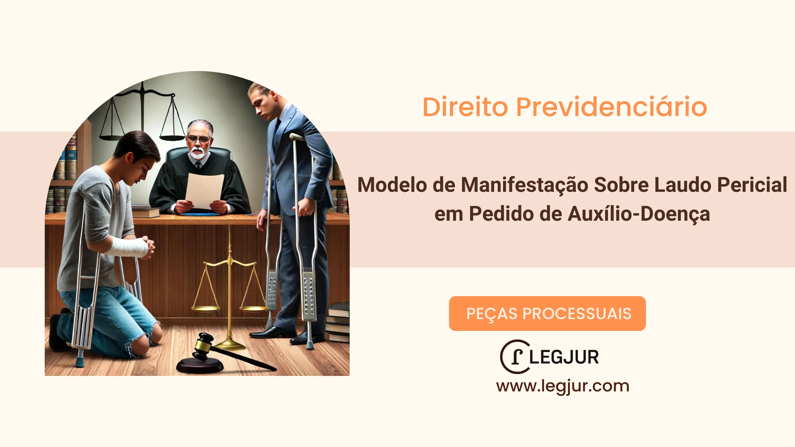 Modelo de Manifestação Sobre Laudo Pericial em Ação de Concessão de Auxílio-Doença com Pedido de Nova Perícia Médica ou Complementação do Laudo