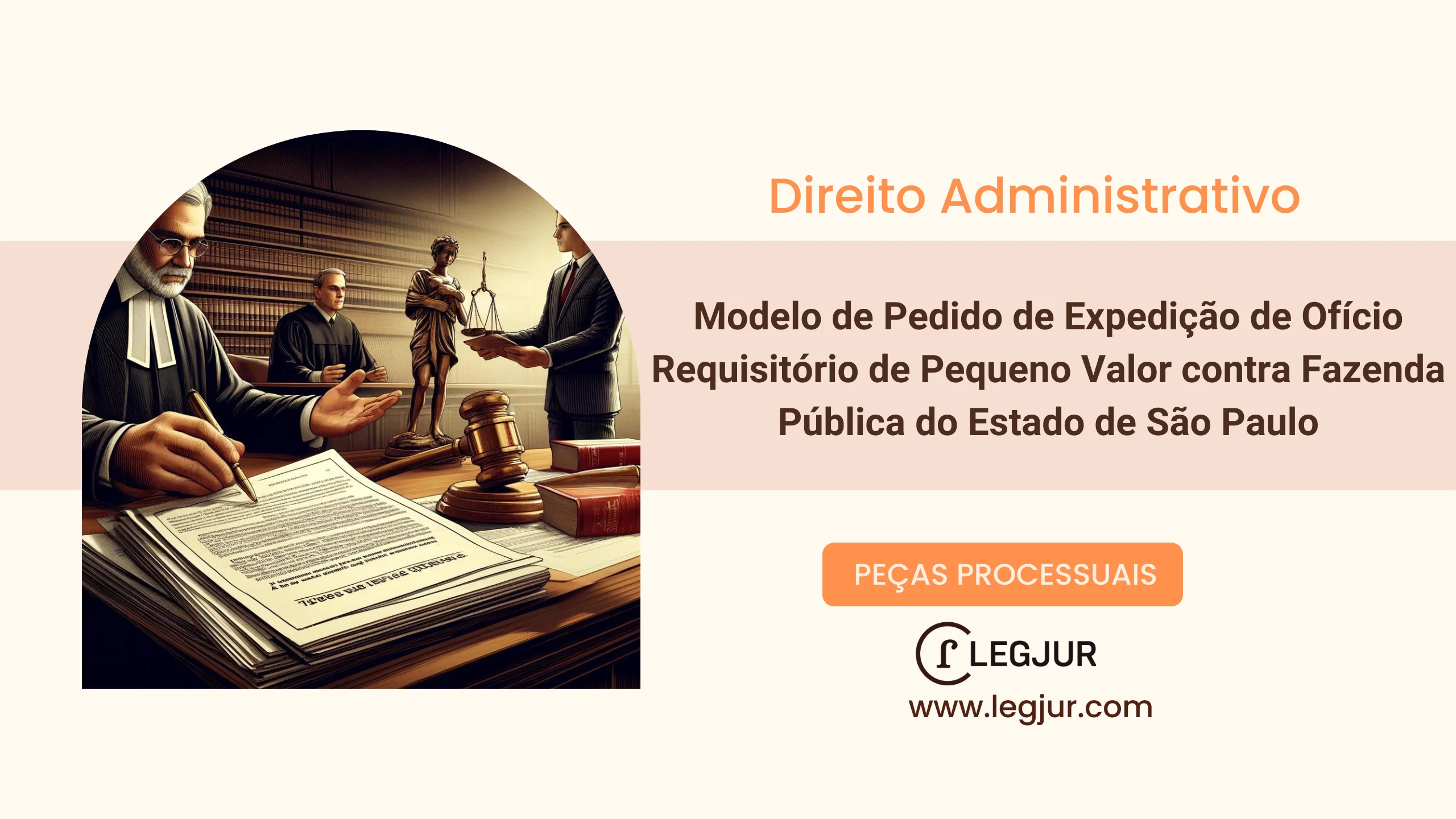 Modelo de Pedido de Expedição de Ofício Requisitório de Pequeno Valor contra Fazenda Pública do Estado de São Paulo