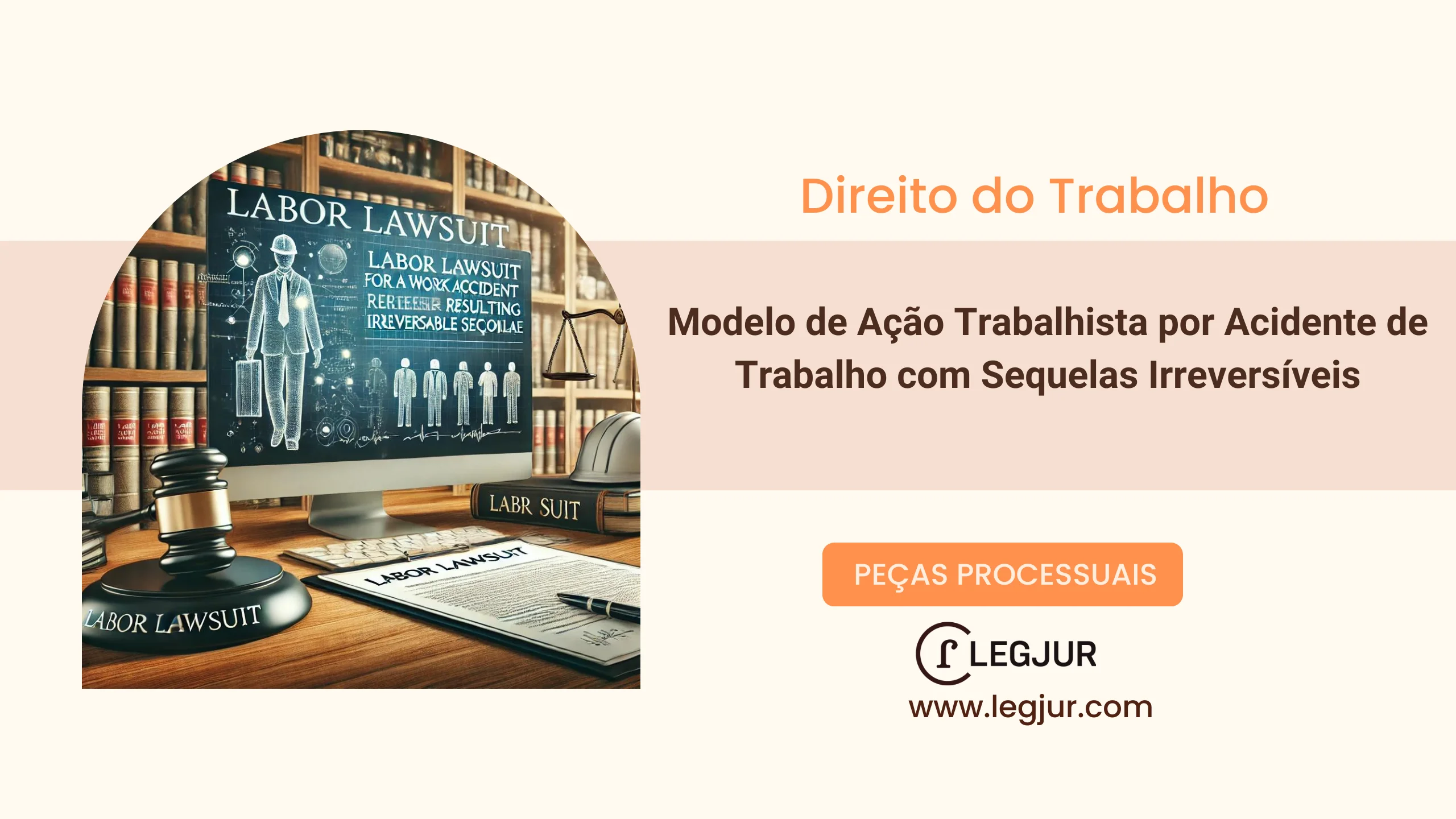Modelo de Reclamação Trabalhista com Pedido de Indenização por Acidente de Trabalho e Danos Morais, com Base na CF/88, CCB/2002 e Súmula 378 do TST