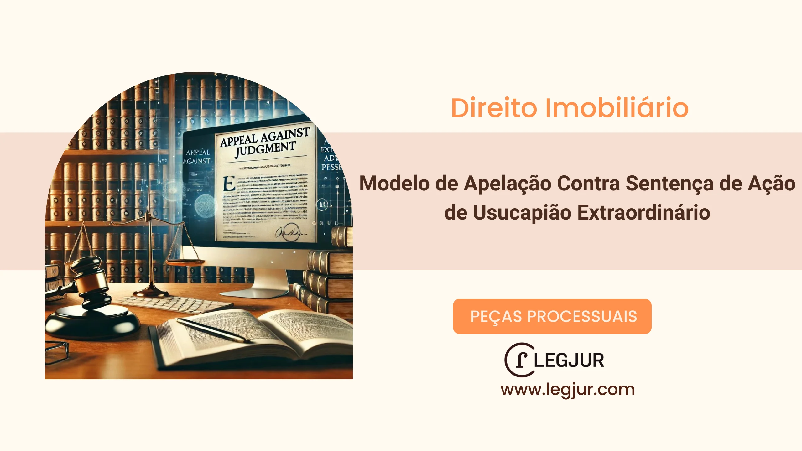 Modelo de Apelação em Ação de Usucapião Extraordinário com Fundamentação no CPC/2015 e Código Civil