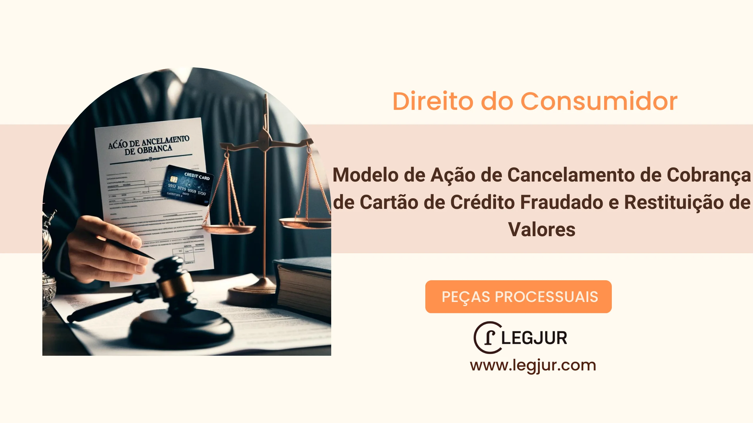 Modelo de Ação de Cancelamento de Cobrança de Cartão de Crédito Fraudado e Restituição de Valores