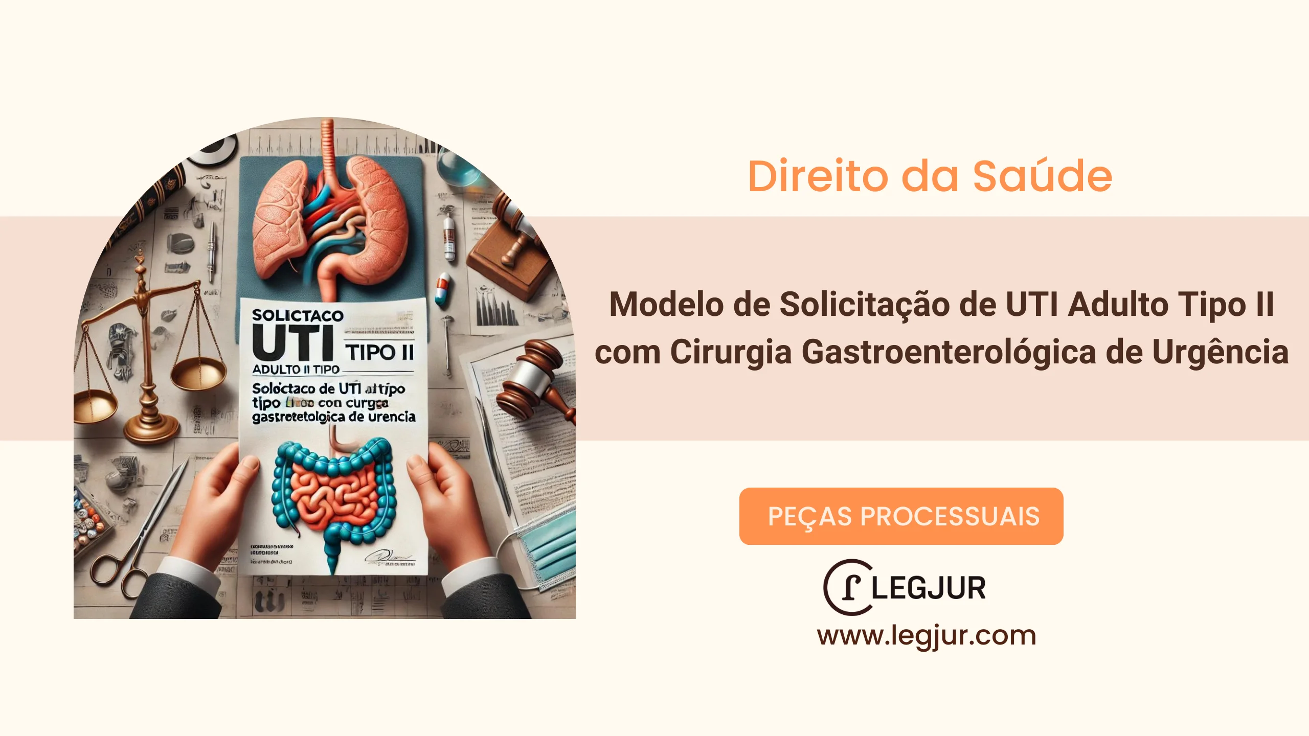 Modelo de Ação Judicial com Pedido de Tutela de Urgência para Internação Hospitalar e Procedimento Médico Negado por Plano de Saúde