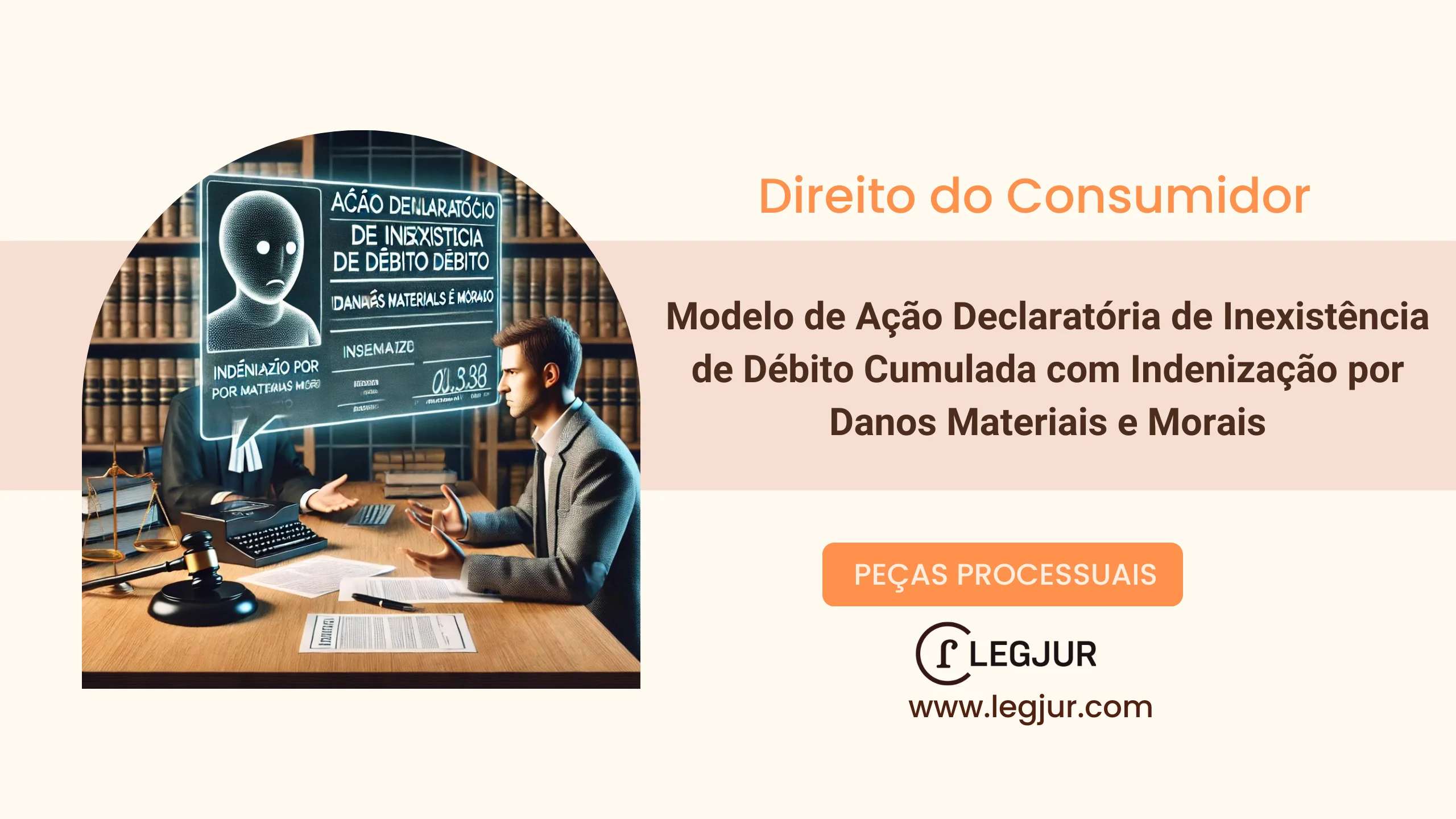 Modelo de Ação Declaratória de Inexigibilidade de Débito com Pedido de Indenização por Danos Morais em face de Prestadora de Serviço de Telefonia Móvel
