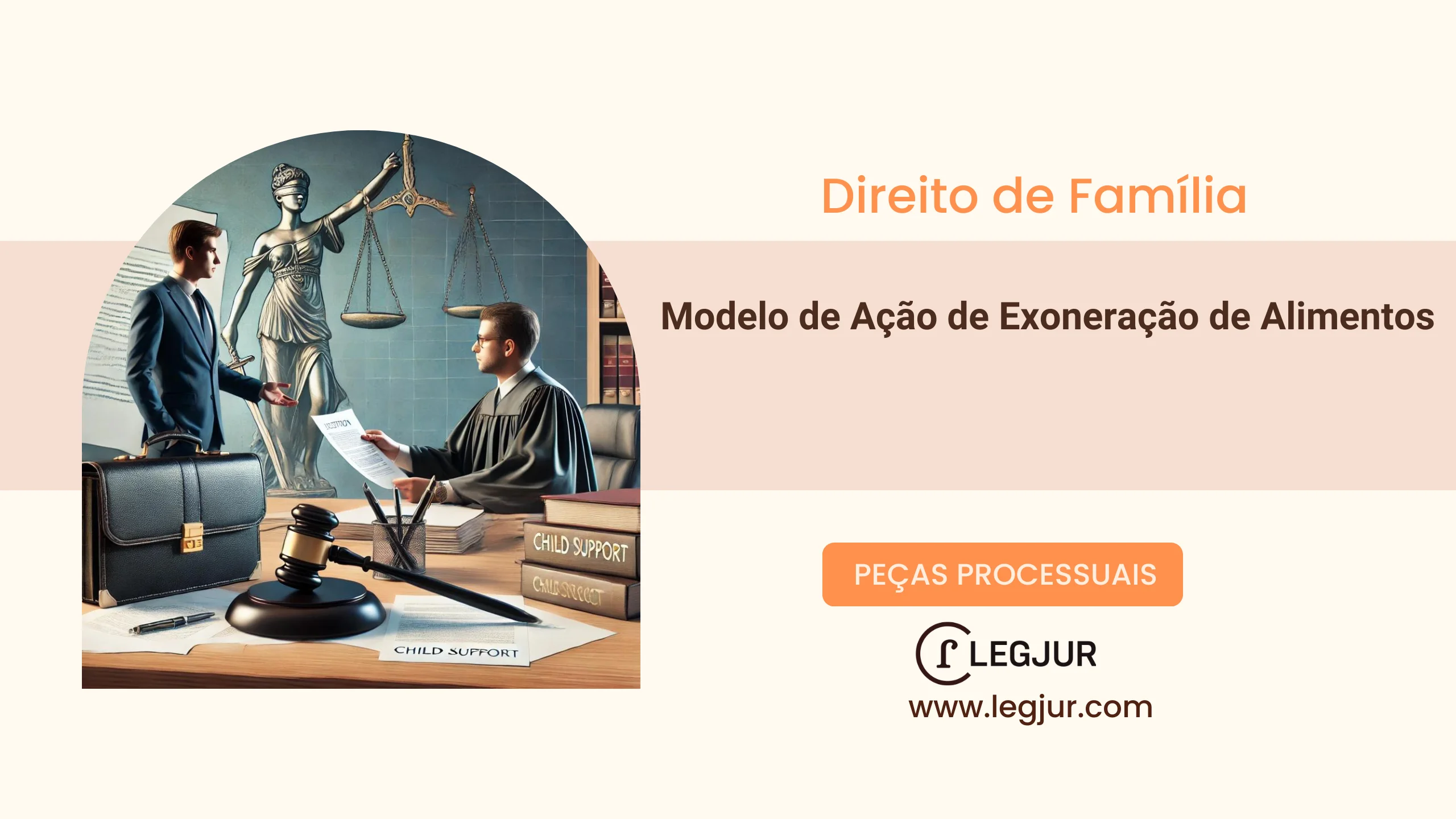 Modelo de Ação de Exoneração de Alimentos: Pedido de Extinção da Obrigação Alimentar em Favor de Filho Maior Recolhido no Sistema Prisional