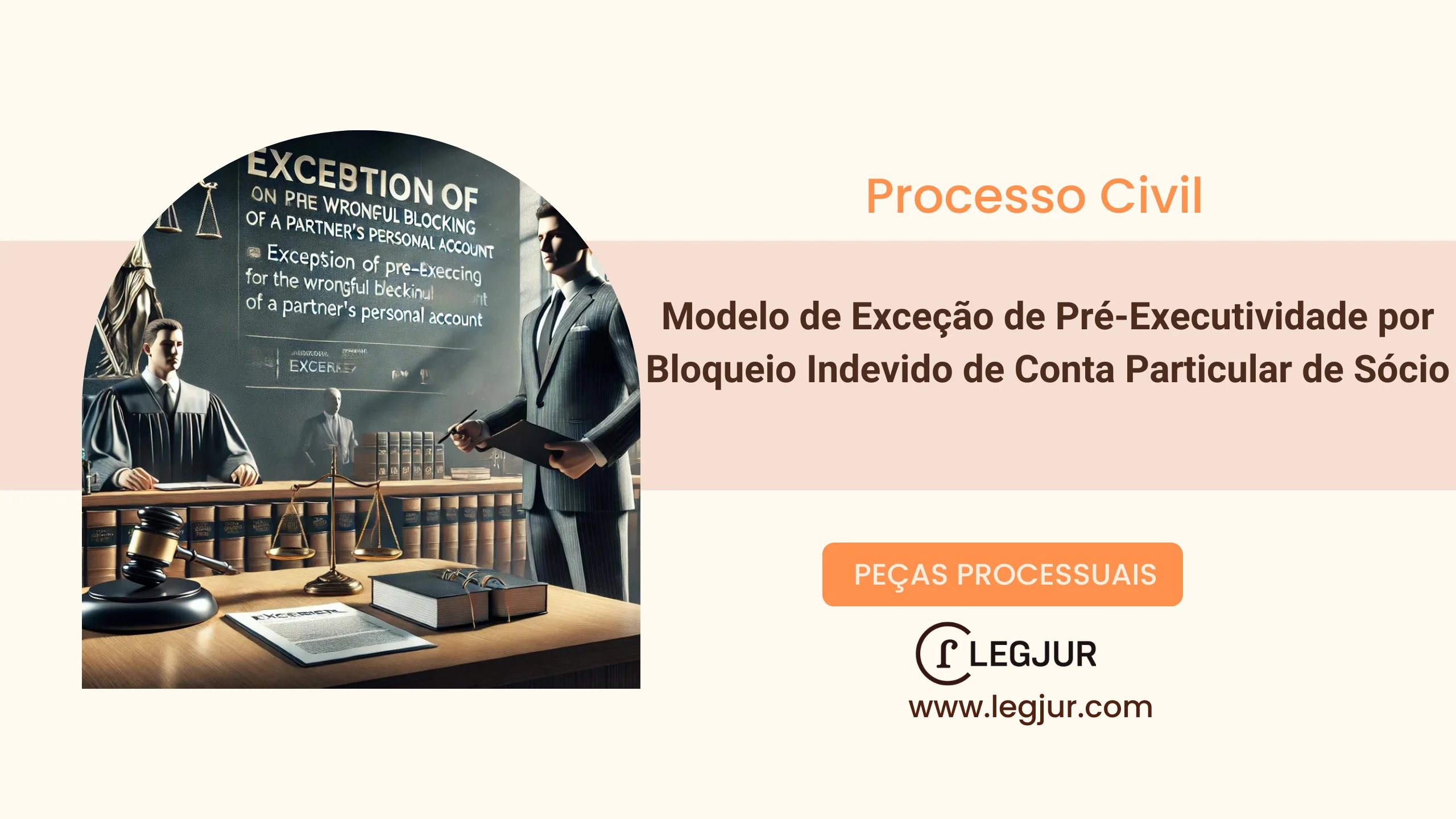Modelo de Exceção de Pré-Executividade: Nulidade de Bloqueio de Bens de Sócio Sem Instauração de Incidente de Desconsideração da Personalidade Jurídica