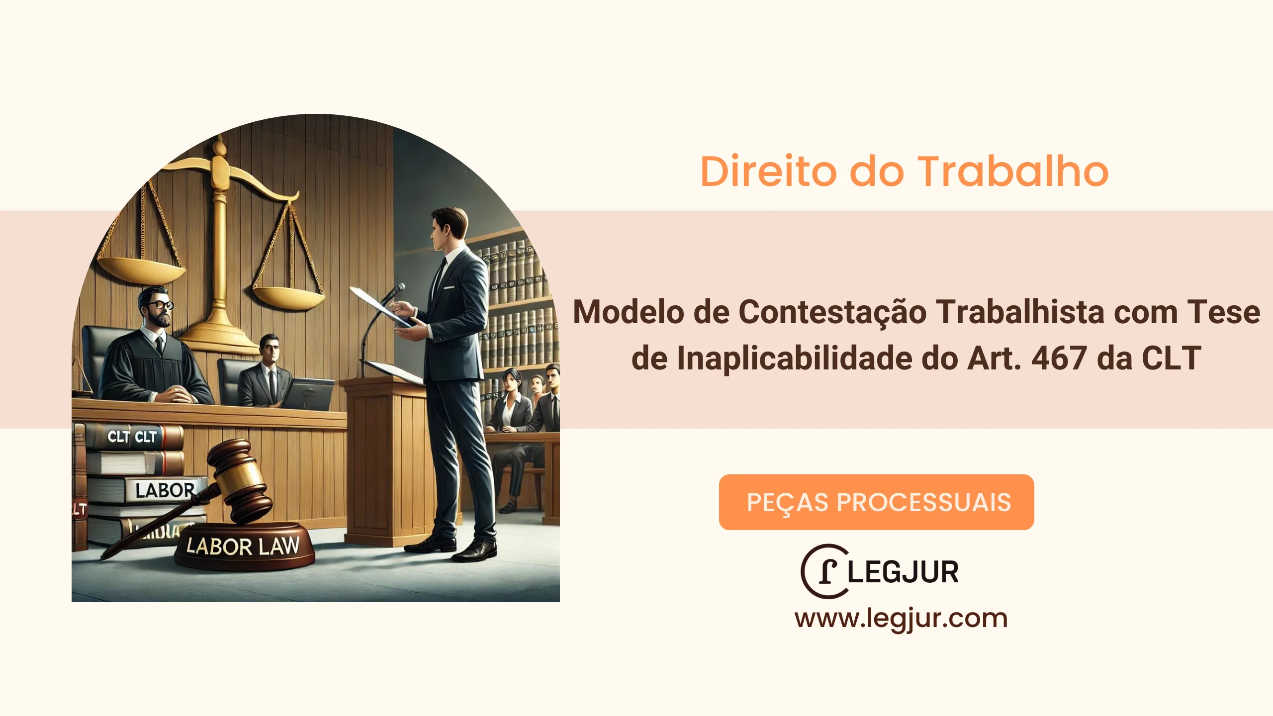 Modelo de Contestação Trabalhista: Defesa Contra Aplicação de Multa do Art. 467 da CLT