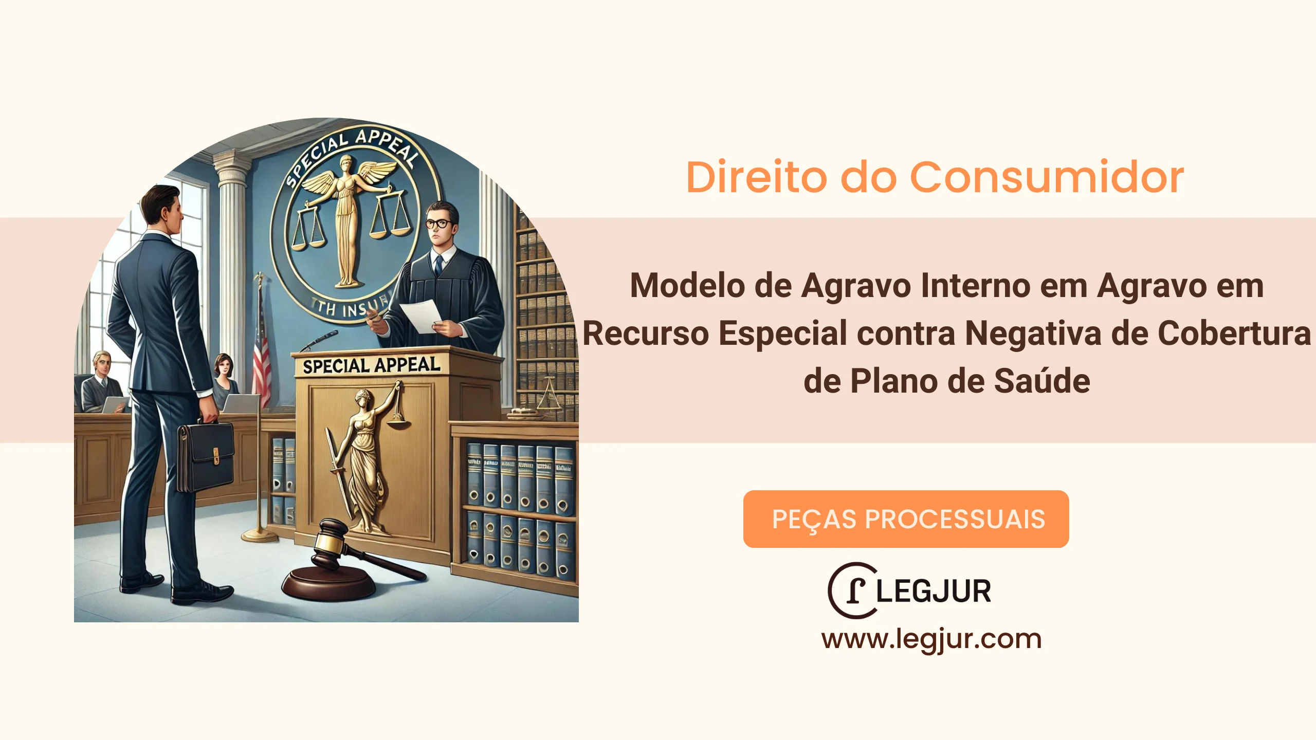 Modelo de Agravo Interno no STJ contra Decisão Monocrática que Beneficia Operadora de Plano de Saúde em Caso de Negativa de Cobertura para Exame Essencial