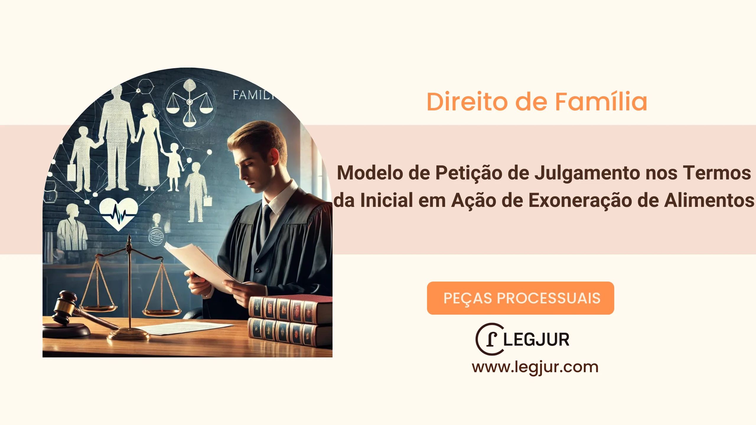 Modelo de Pedido de Reconhecimento de Revelia e Exoneração de Alimentos com Base no CPC/2015, Art. 344