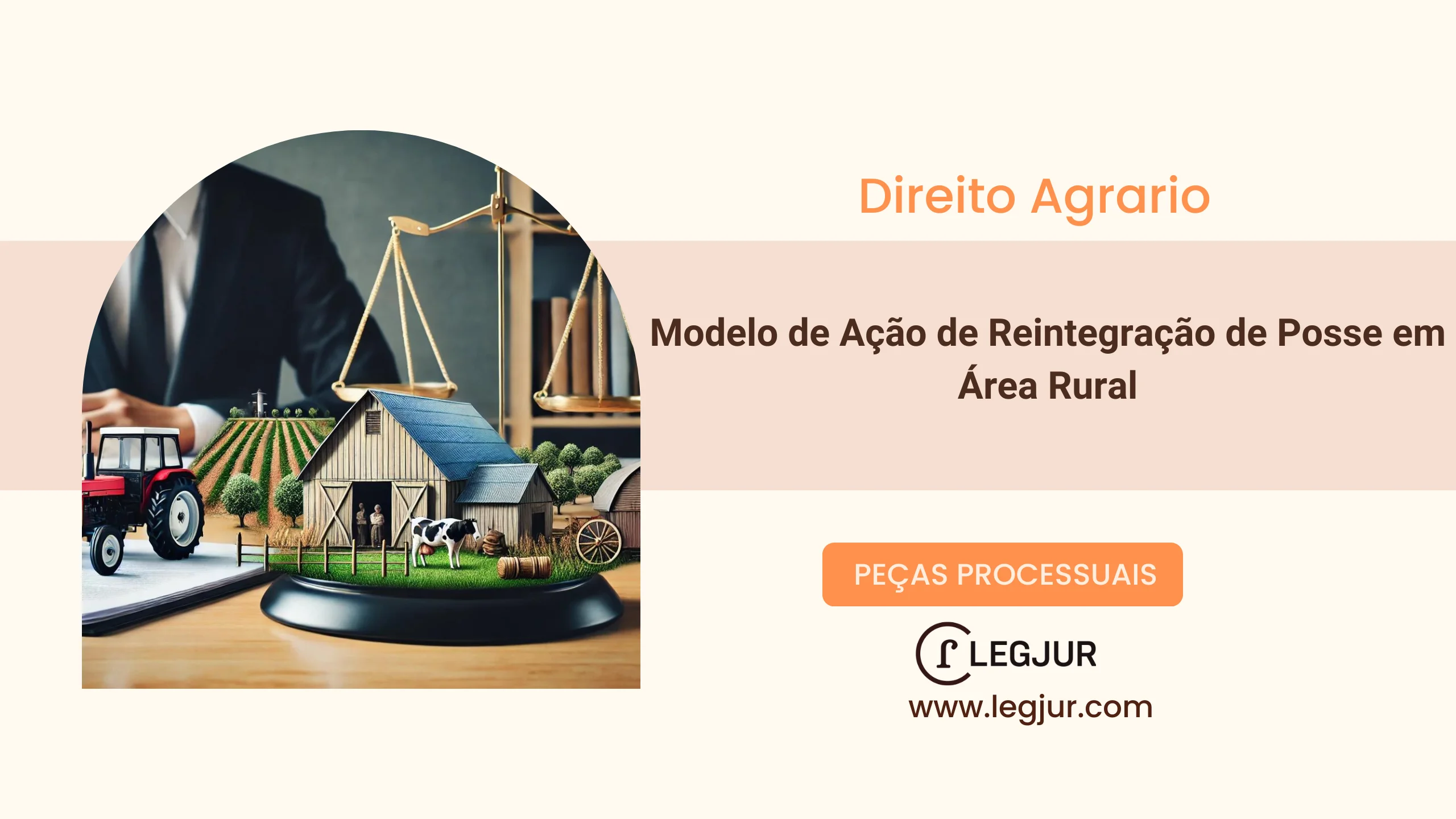 Modelo de Ação de Reintegração de Posse em Propriedade Rural com Fundamentação no CPC/2015 e no Estatuto da Terra