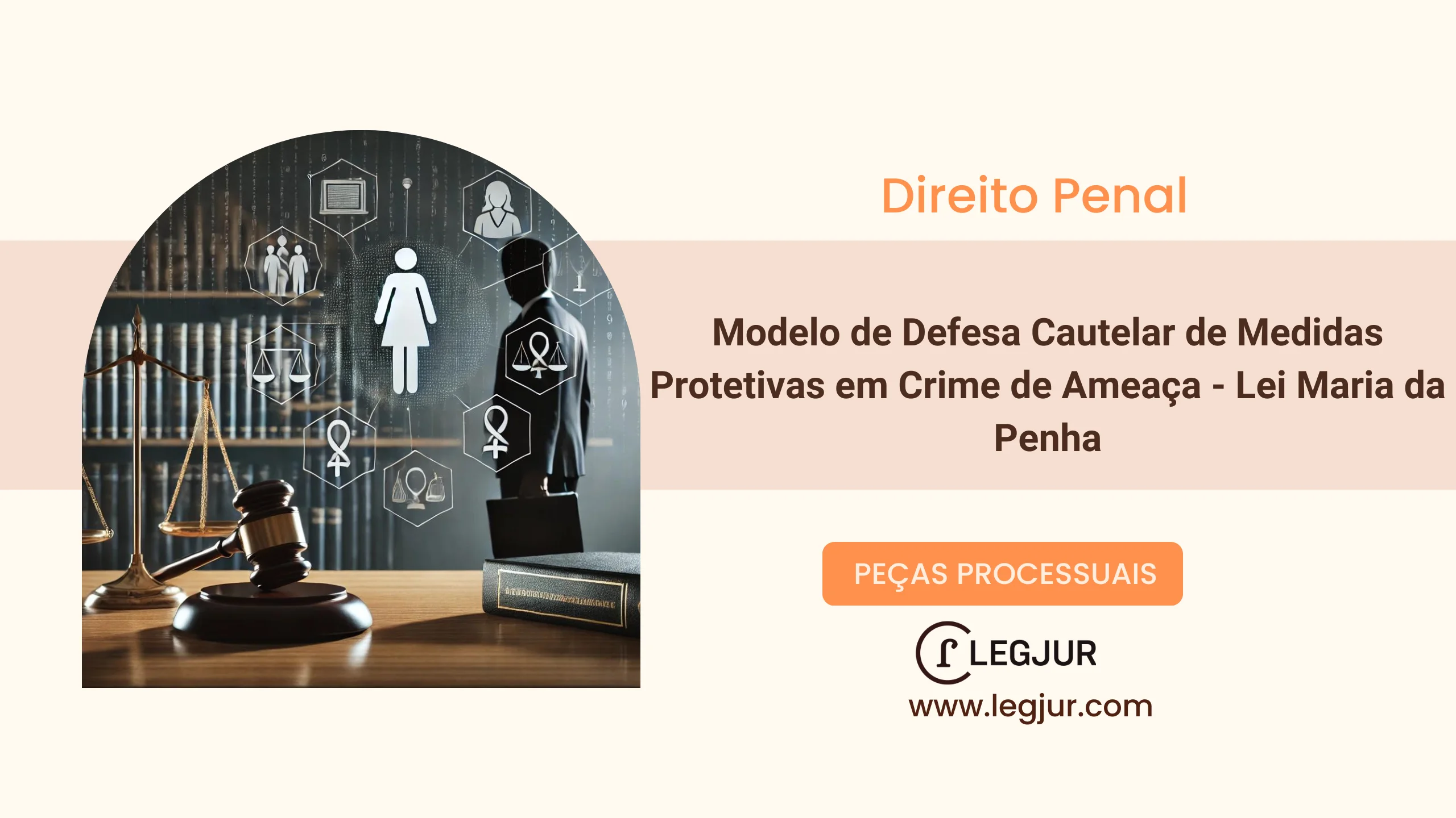 Modelo de Defesa Cautelar para Revogação ou Limitação de Medidas Protetivas de Urgência em Caso de Ameaça - Lei Maria da Penha