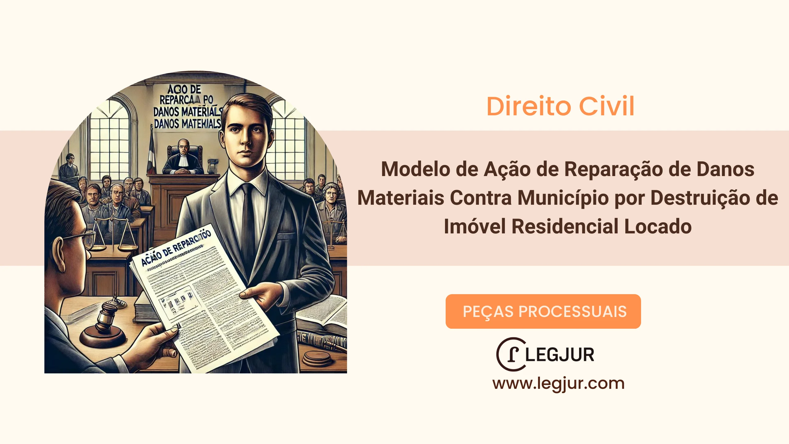 Modelo de Ação de Reparação de Danos Materiais em Face de Município por Descumprimento Contratual e Danos em Imóvel Locado