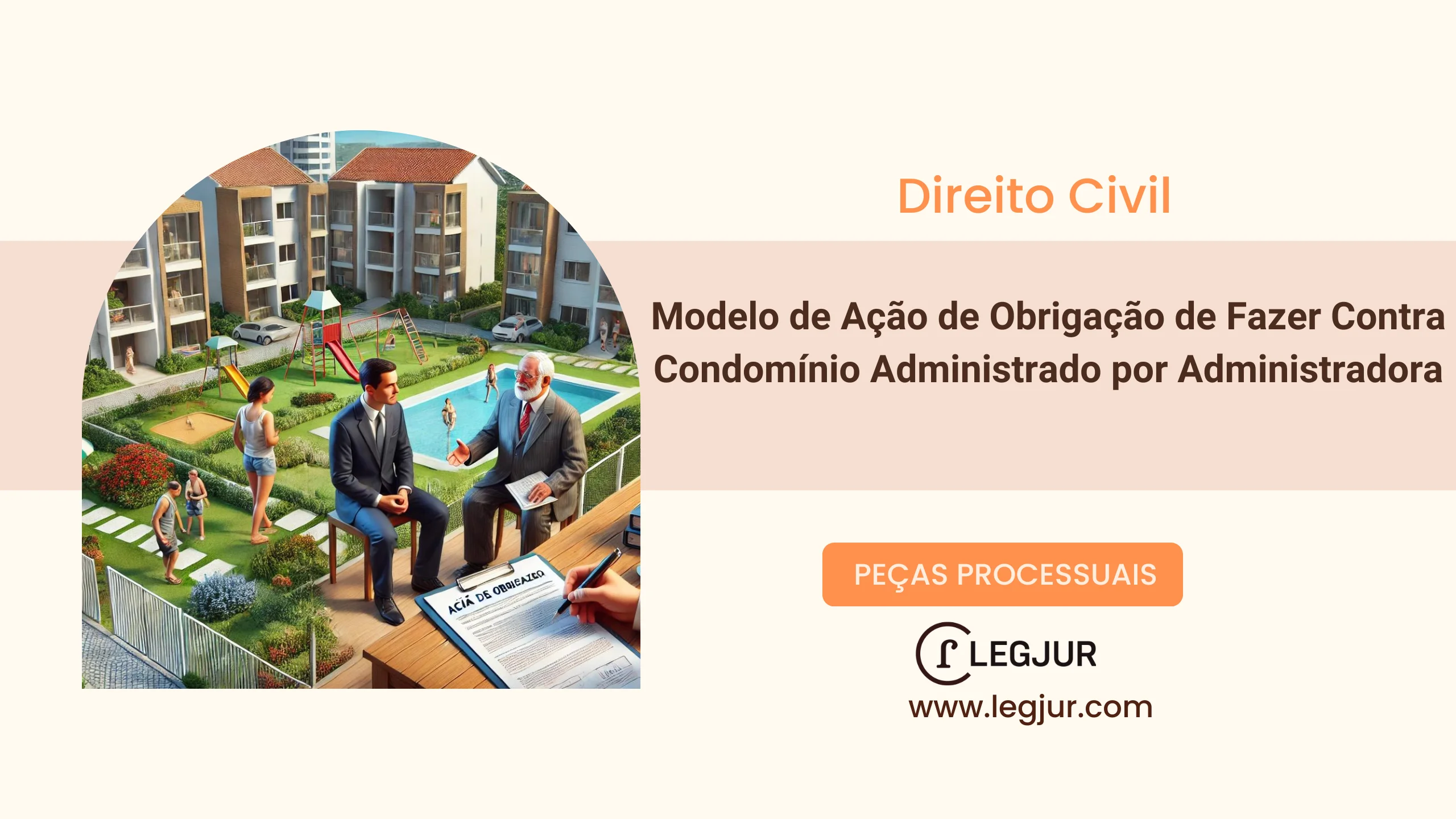 Modelo de Ação de Obrigação de Fazer para Manutenção de Áreas Comuns de Condomínio contra Administradora e Condomínio