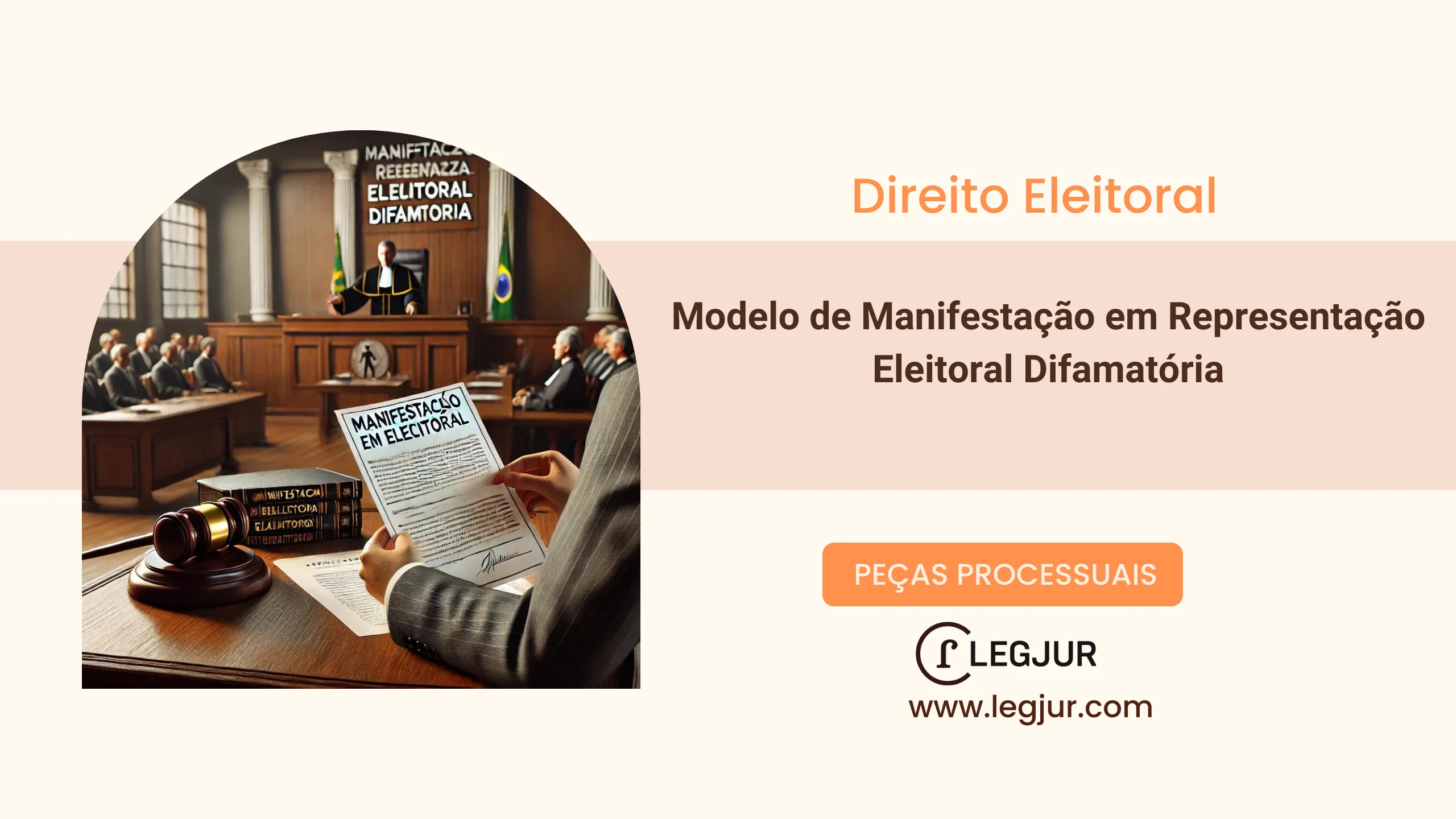 Modelo de Manifestação em Representação Eleitoral: Defesa de Pré-Candidato Contra Propaganda Negativa e Difamatória