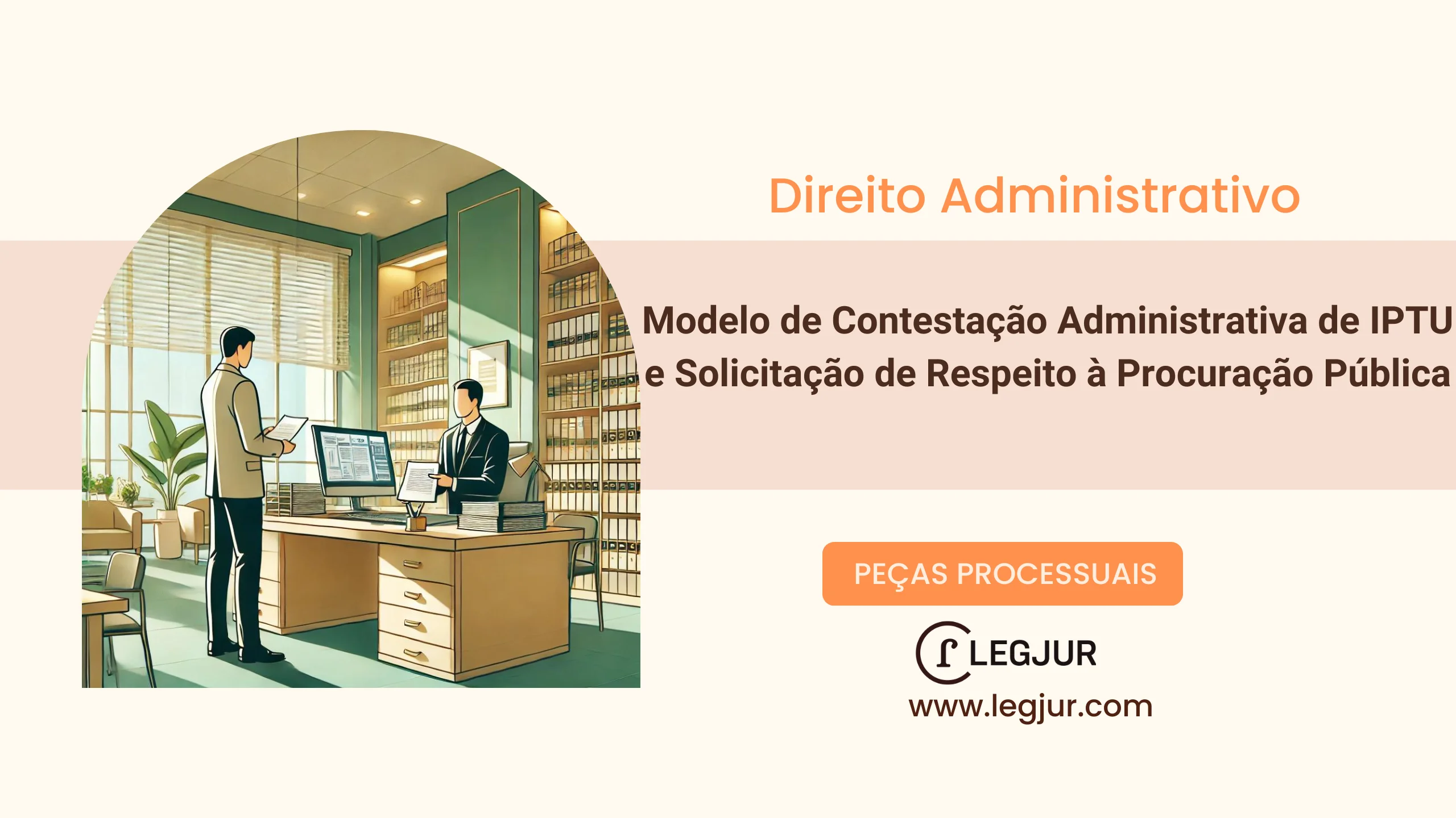 Modelo de Contestação Administrativa de IPTU: Revisão de Pagamento e Respeito à Procuração Pública em Áurea/RS