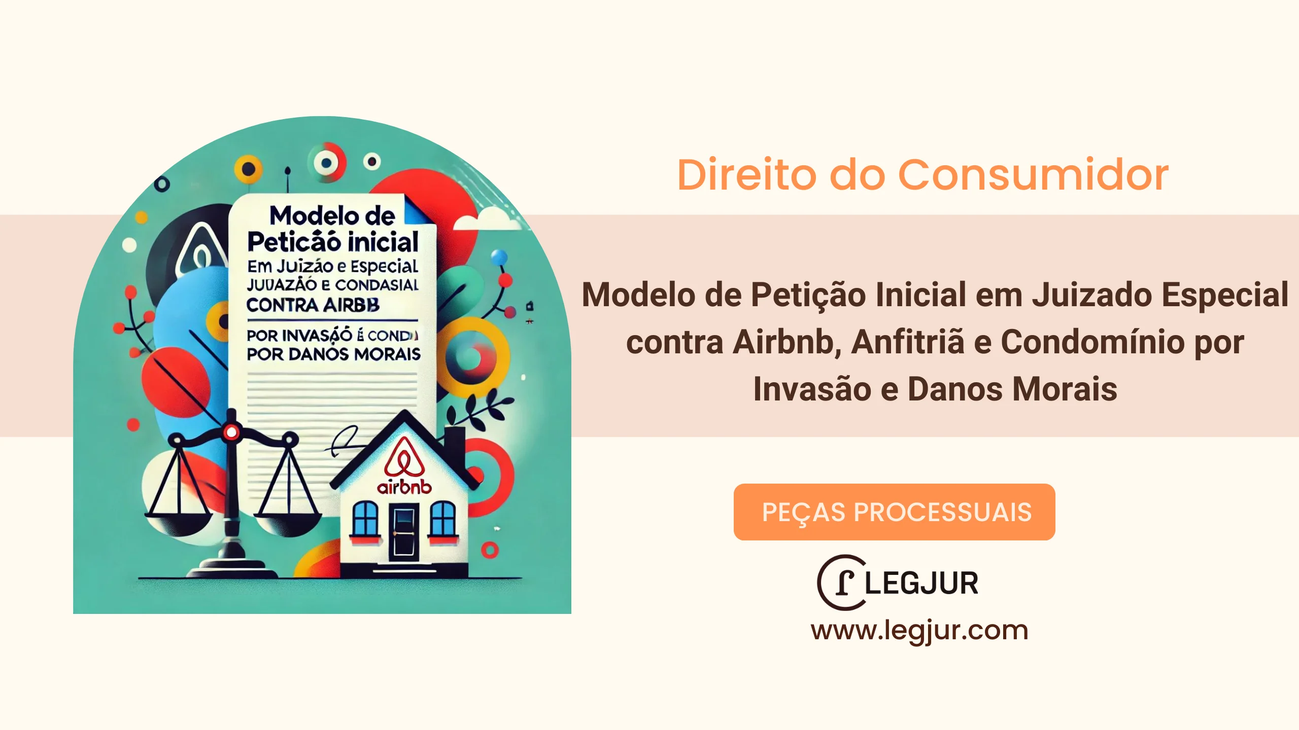 Modelo de Ação de Indenização por Danos Morais e Materiais Contra Airbnb, Anfitriã e Condomínio por Falha na Prestação de Serviços e Violação de Segurança
