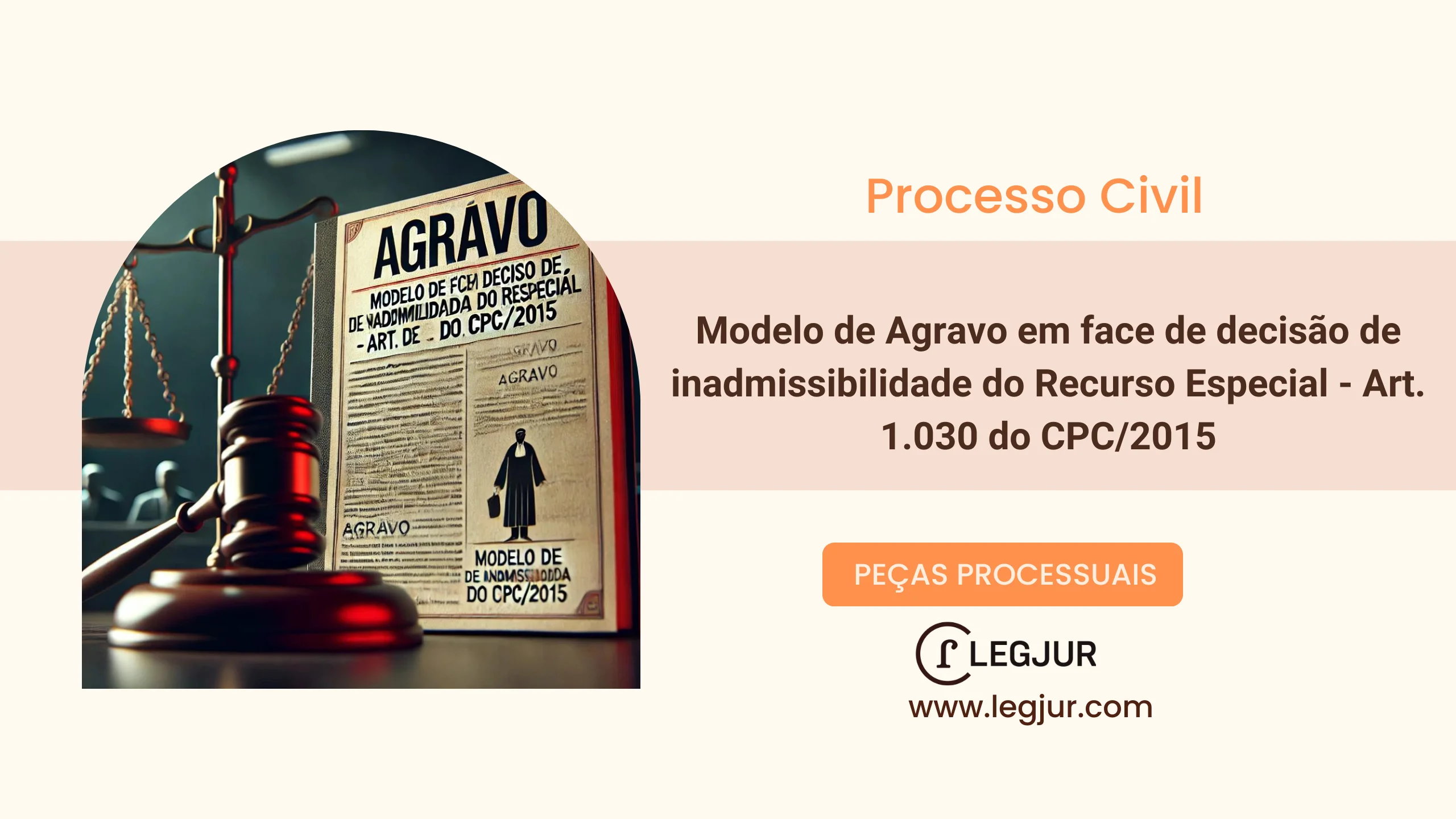 Modelo de Agravo Interno contra Decisão Monocrática que Inadmitiu Recurso Especial com Alegação de Violação ao CPC/2015