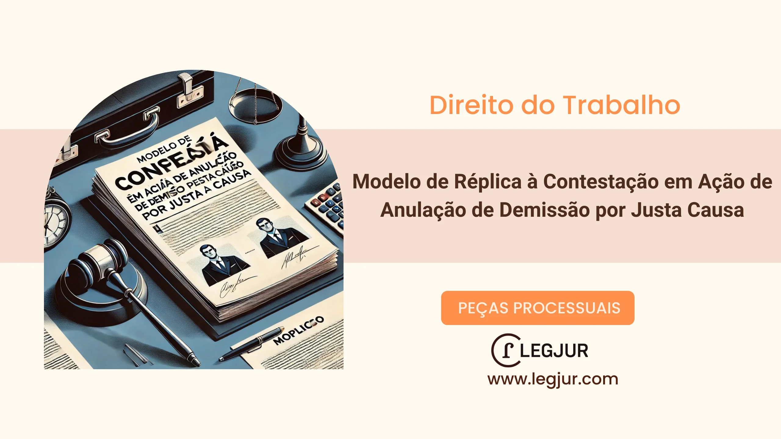 Modelo de Réplica à Contestação em Ação de Anulação de Demissão de Servidor Público Contra Município