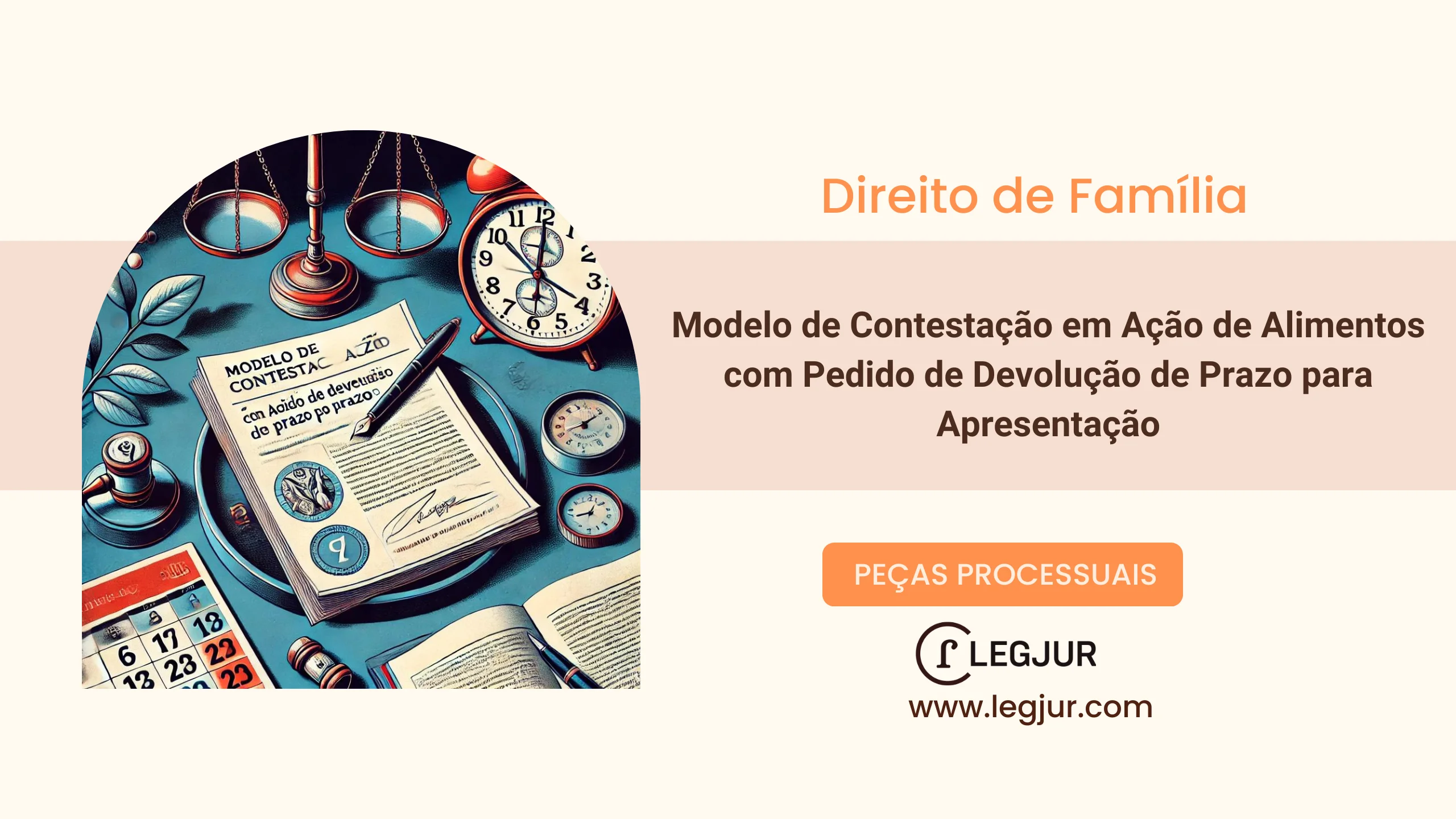 Modelo de Contestação em Ação de Alimentos com Pedido de Devolução de Prazo e Fixação Proporcional de Pensão Alimentícia