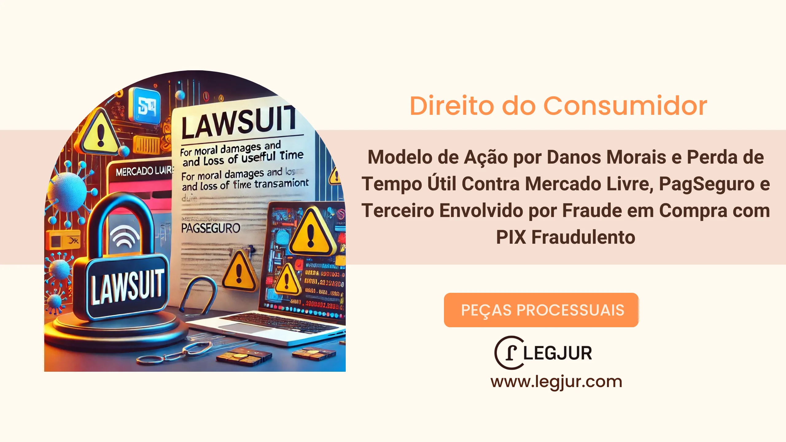 Modelo de Ação de Indenização por Danos Morais e Materiais contra Mercado Livre e Outras Partes por Falha na Prestação de Serviços e Fraude em Pagamento de Frete