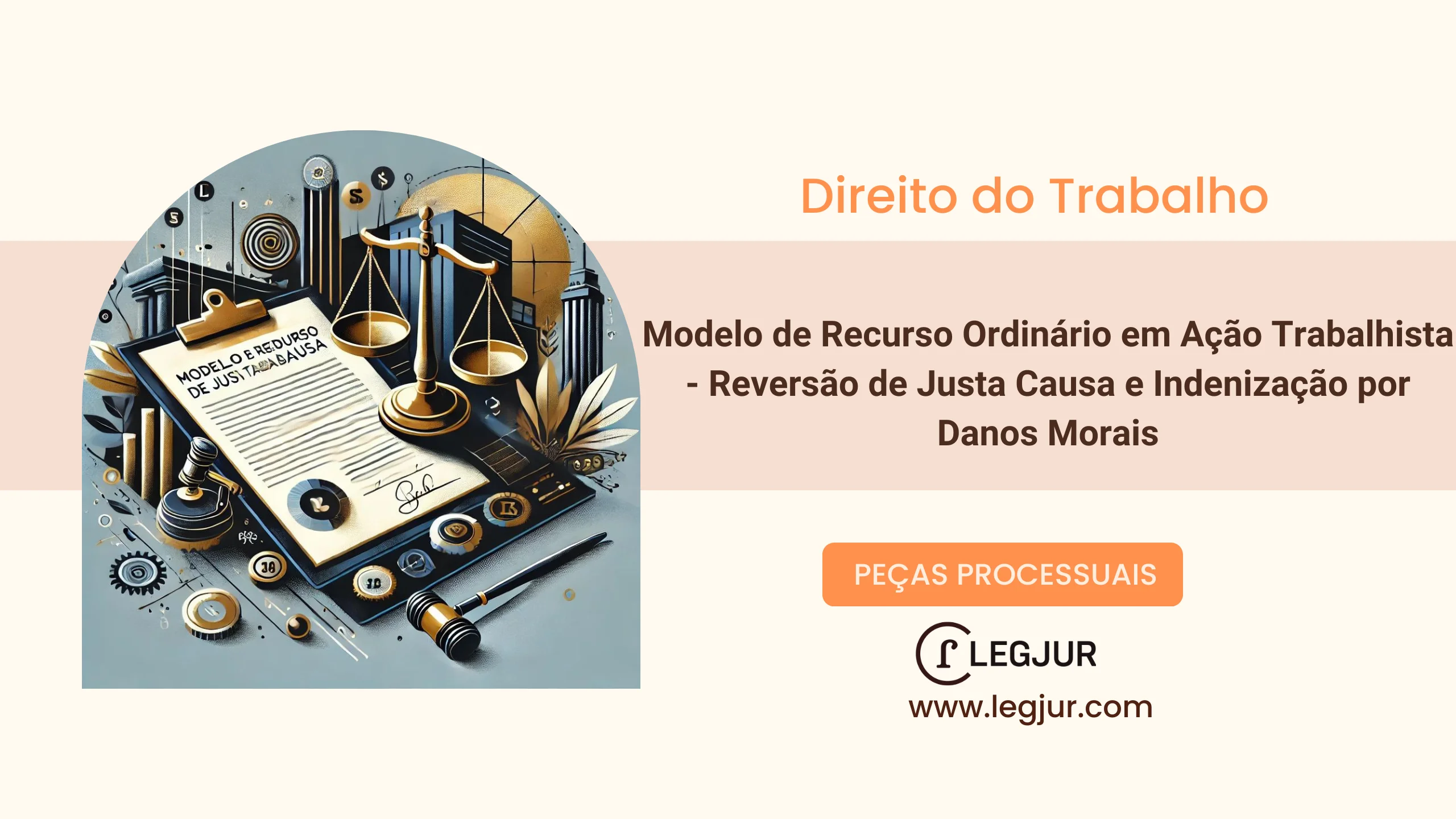 Modelo de Recurso Ordinário em Ação Trabalhista - Contestação da Justa Causa e Pedido de Indenização por Danos Morais