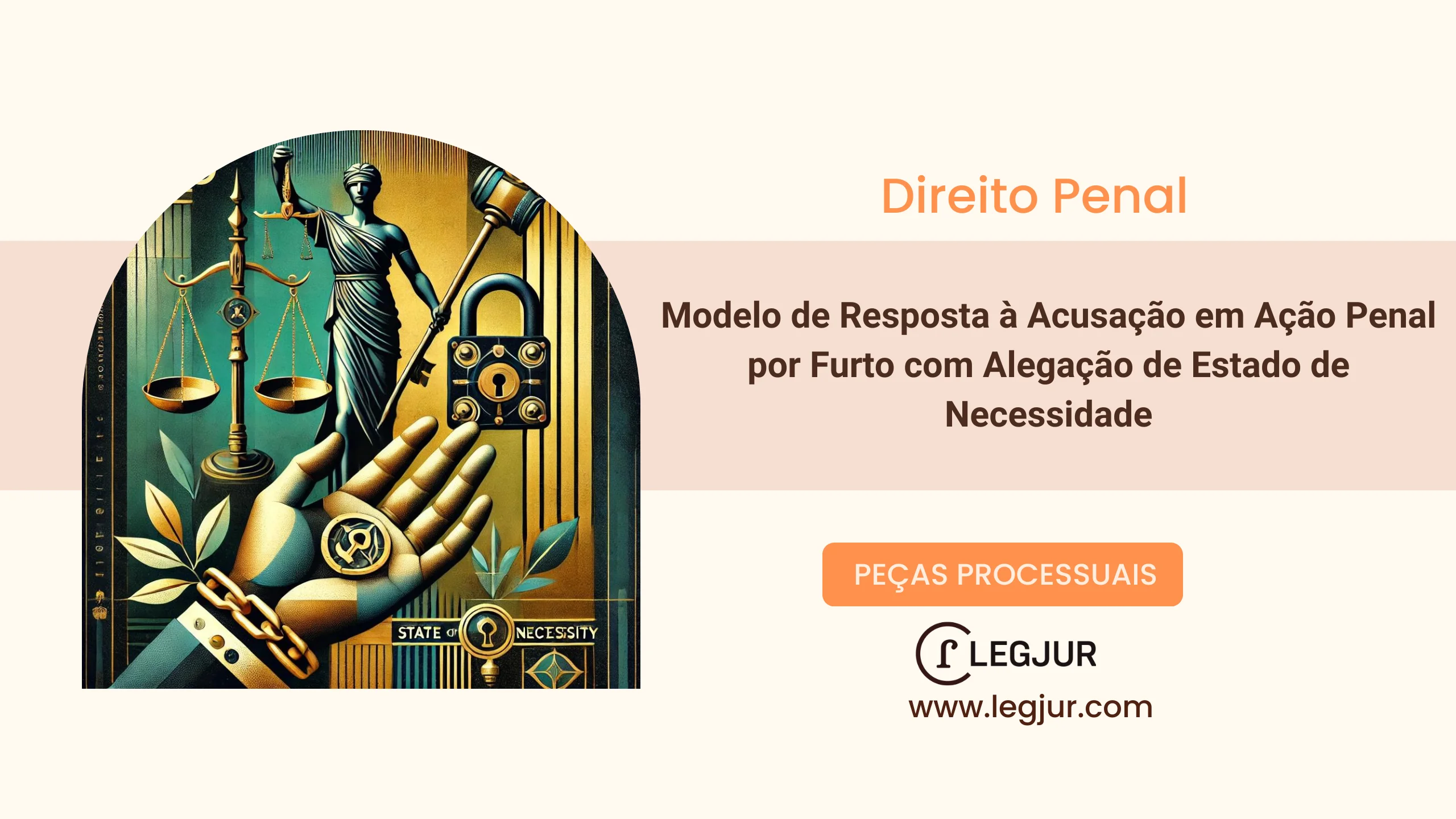 Modelo de Resposta à Acusação com Fundamentação em Estado de Necessidade e Ausência de Dolo no Crime de Furto