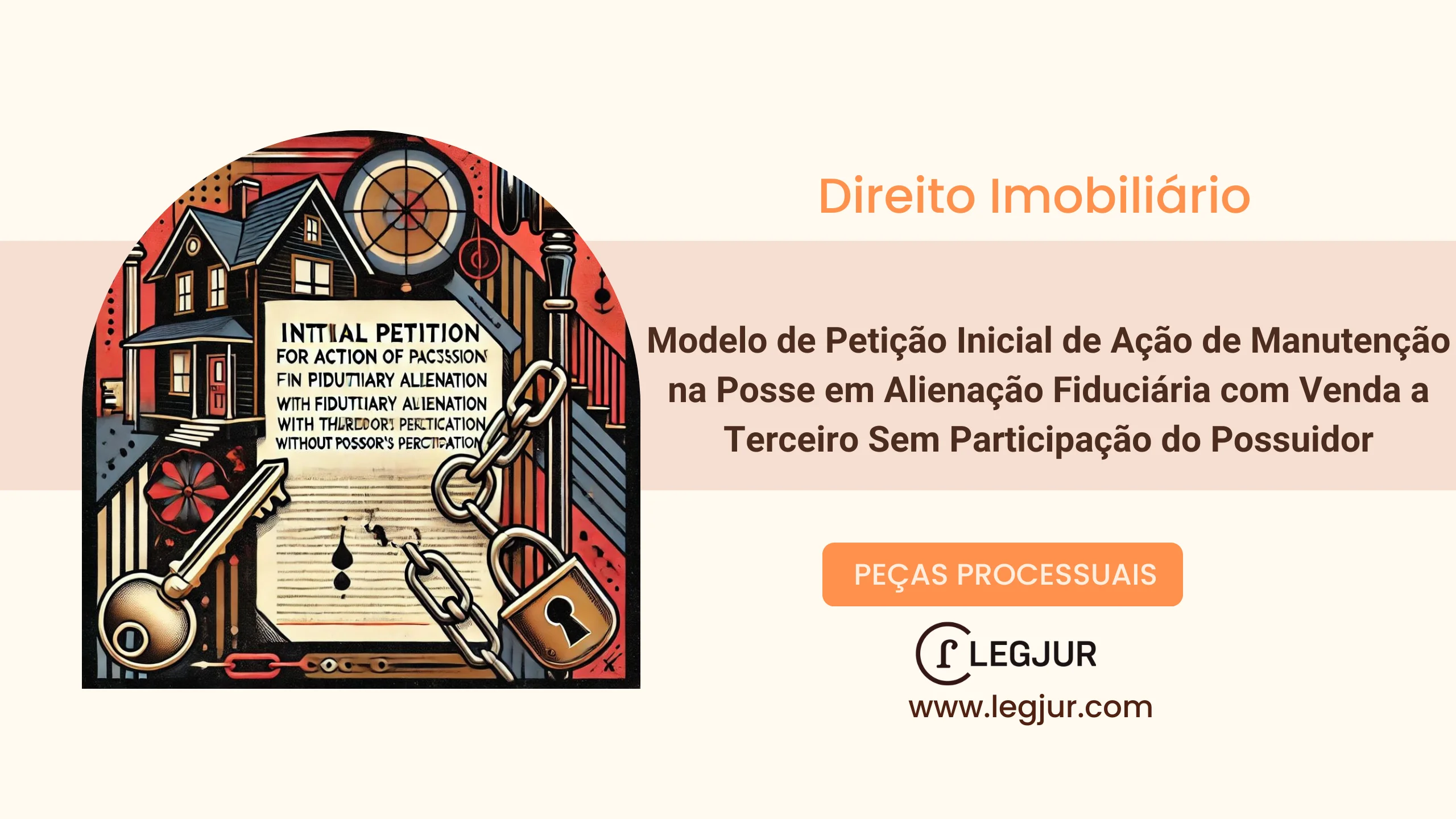 Modelo de Ação de Manutenção na Posse em Face de Turbação Contratual por Alienação Irregular de Imóvel