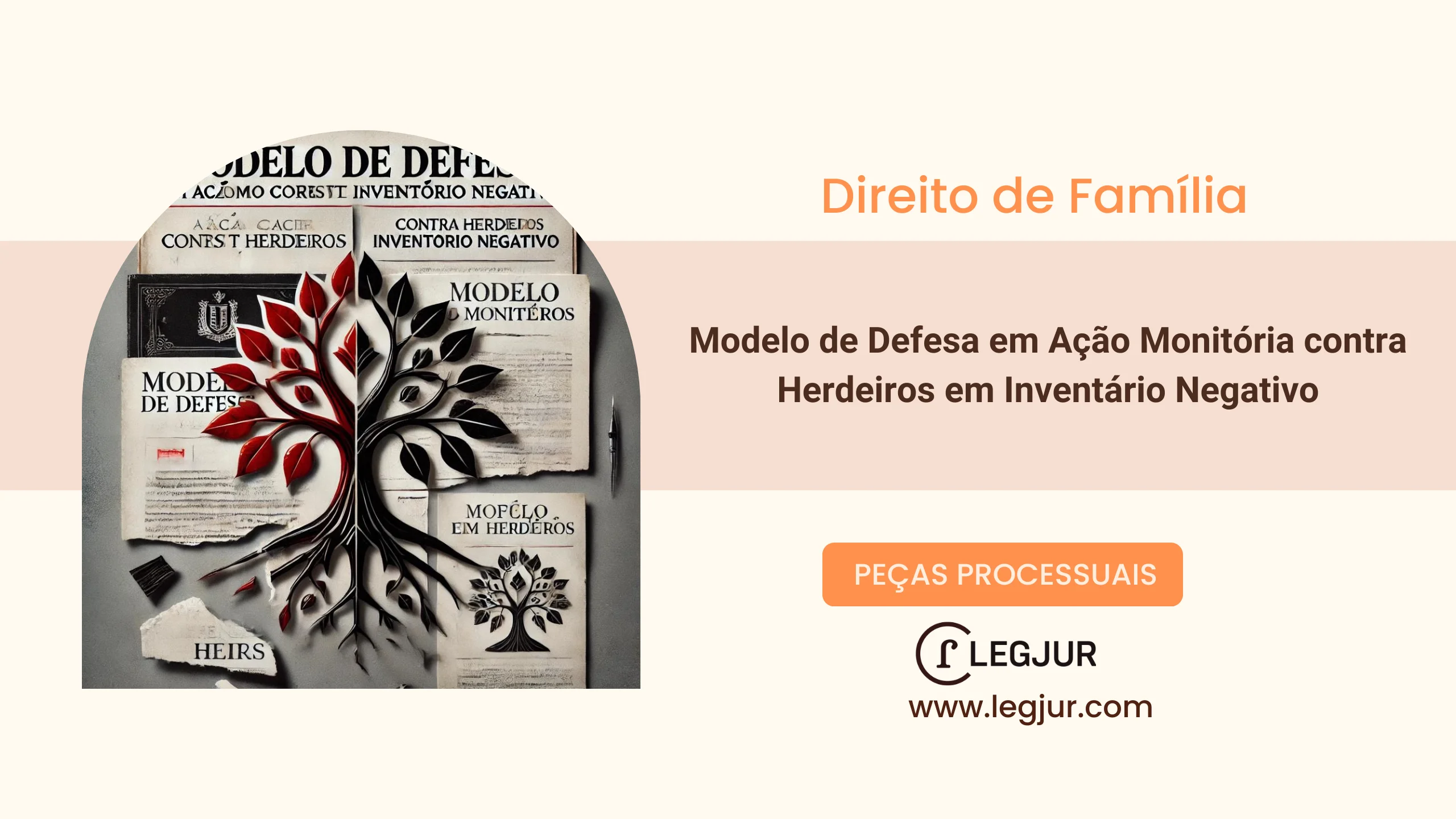 Modelo de Defesa em Ação Monitória: Contestação por Herdeiros em Inventário Negativo
